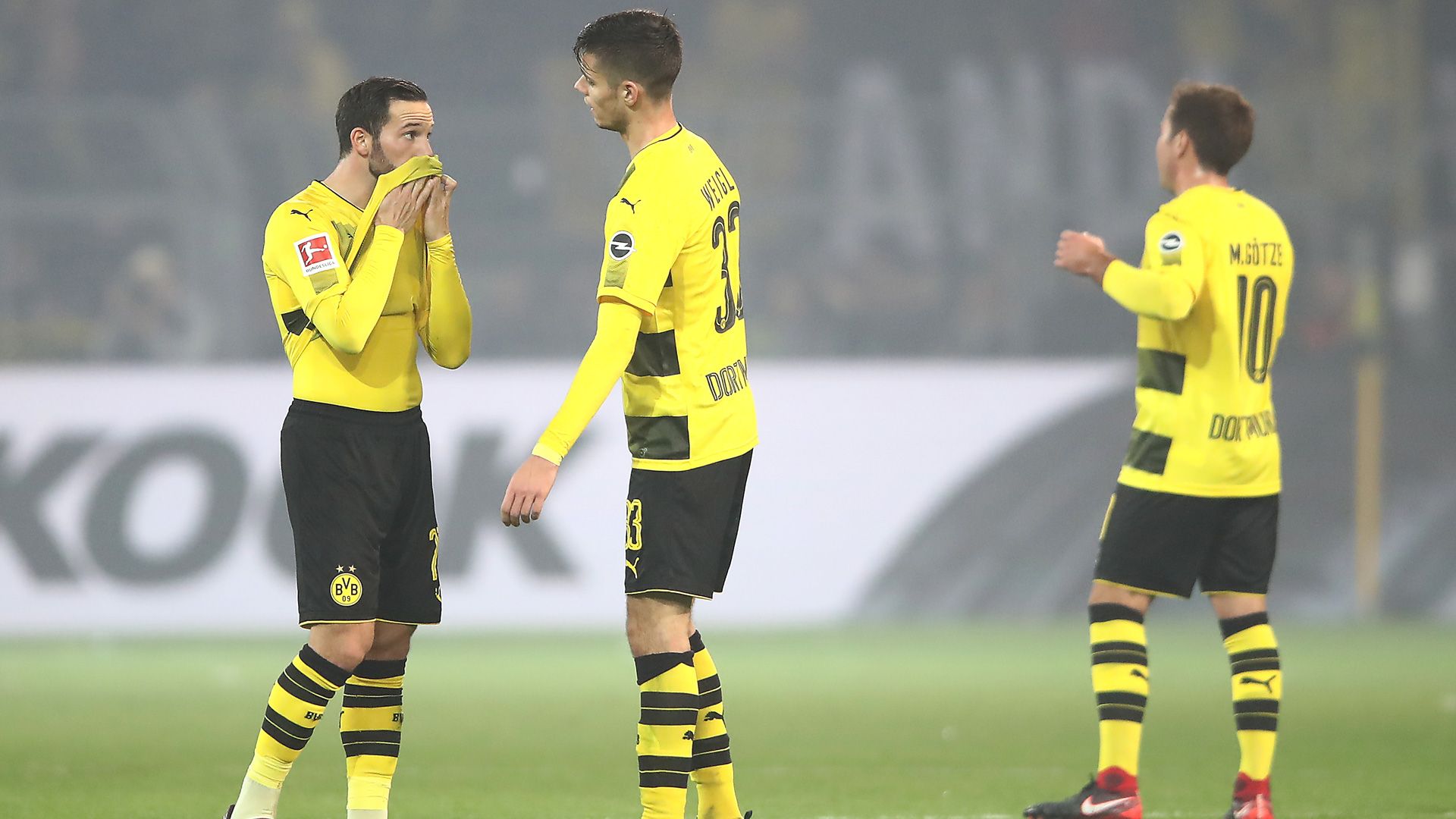 Castro Weigl Götze Borussia Dortmund Bundesliga 1117