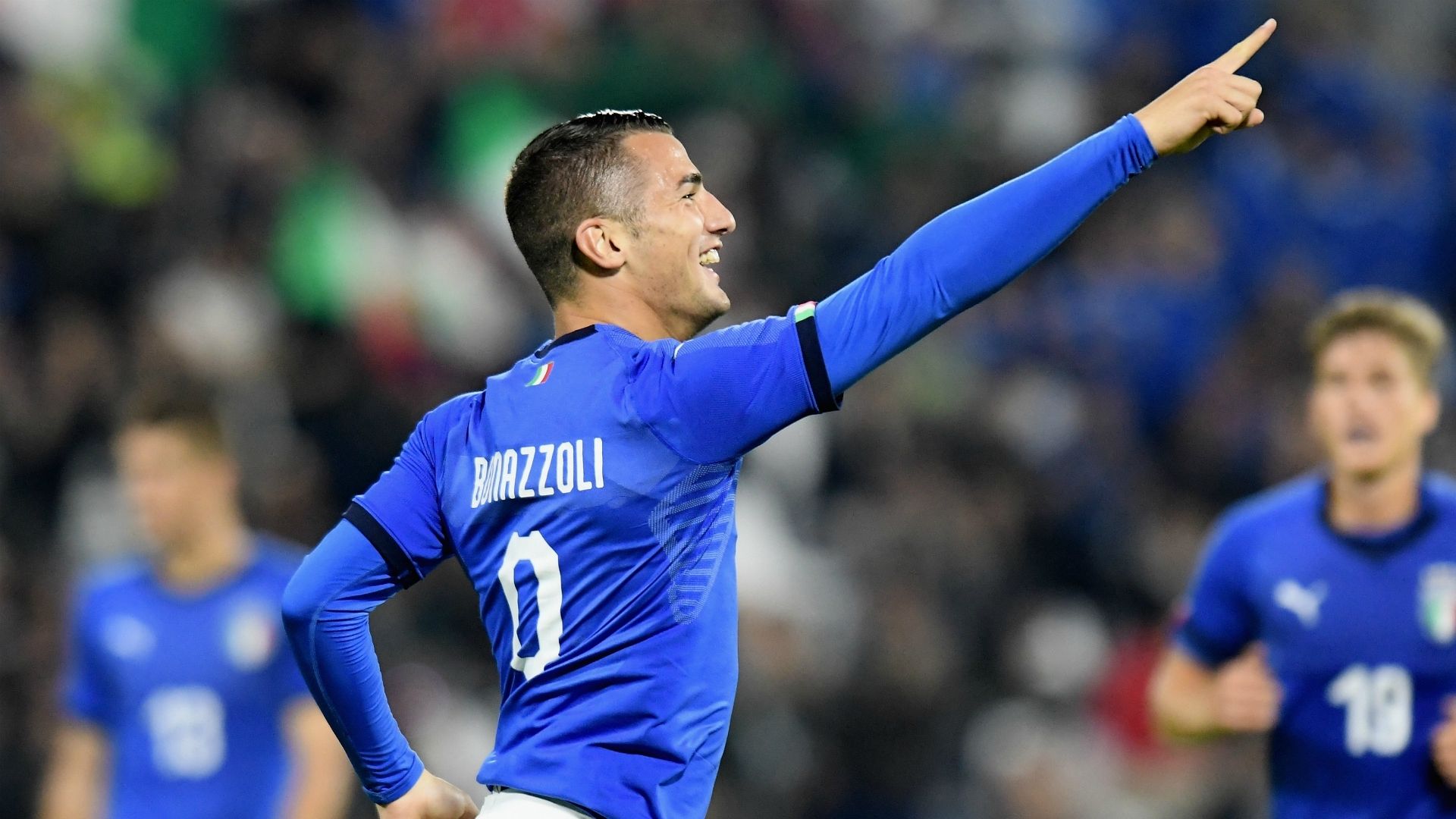 Federico Bonazzoli Italy Under 21 Morocco Under 21 Friendlies 10102017