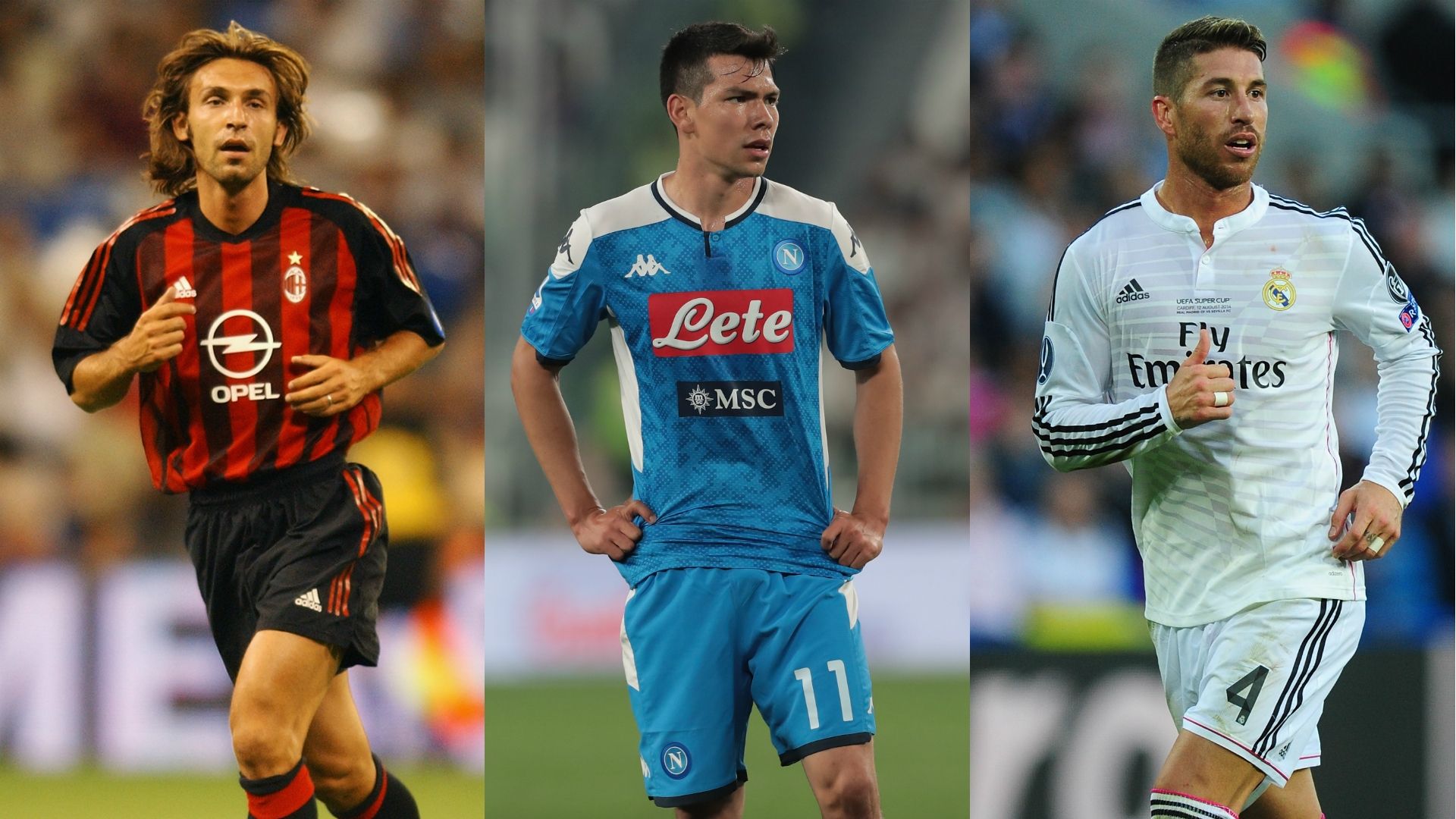 Pirlo - Lozano - Ramos