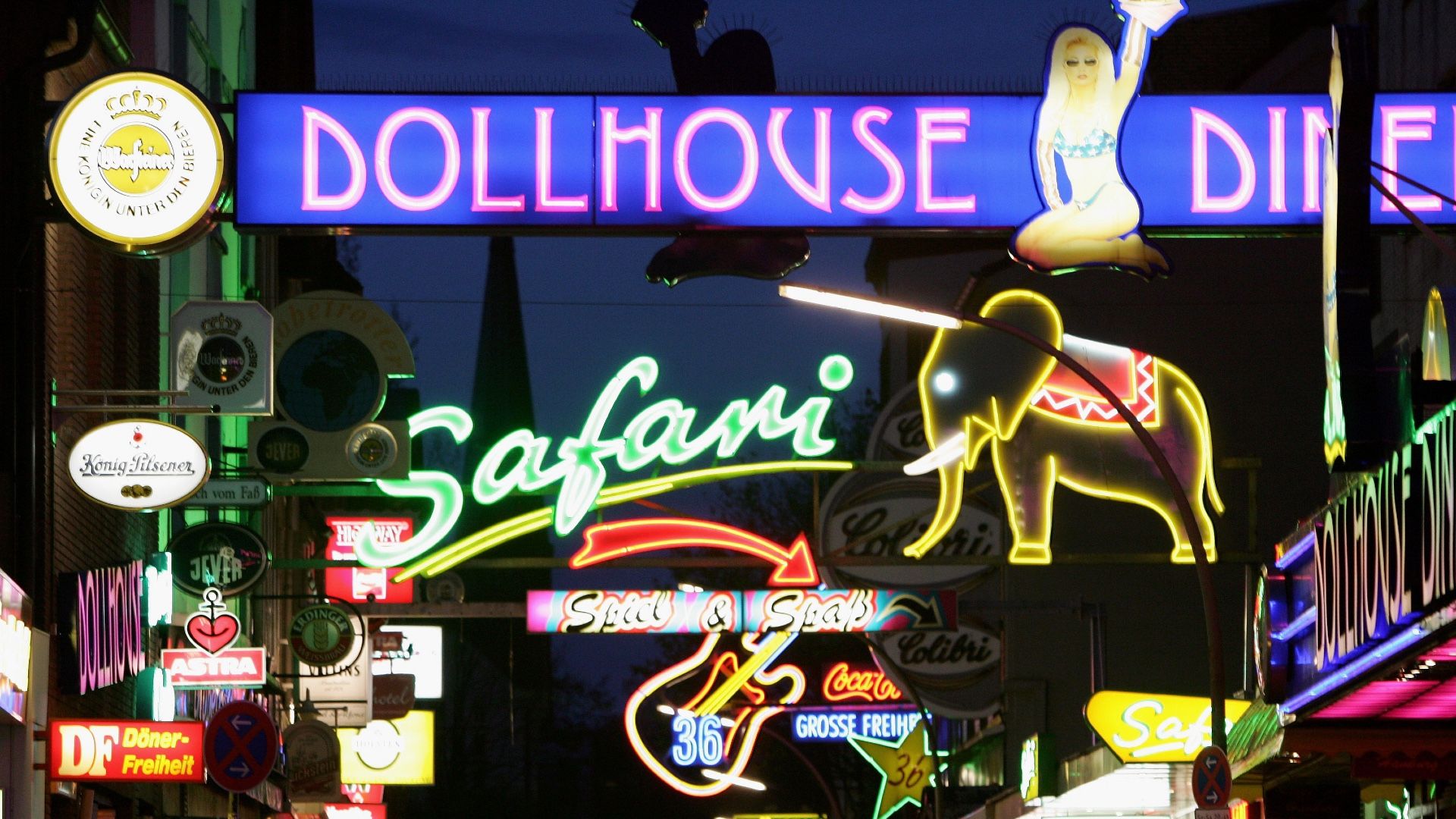 St. Pauli red lights