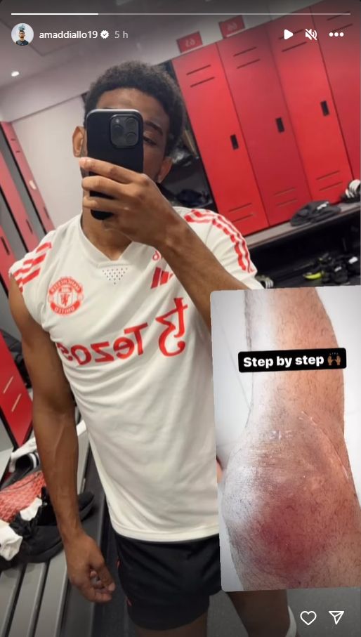 Amad Diallo Instagram post