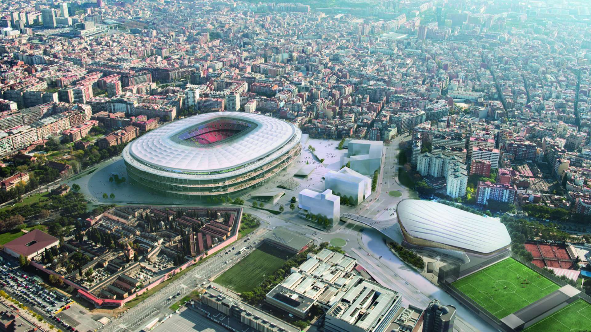 Vista aérea - New Camp Nou