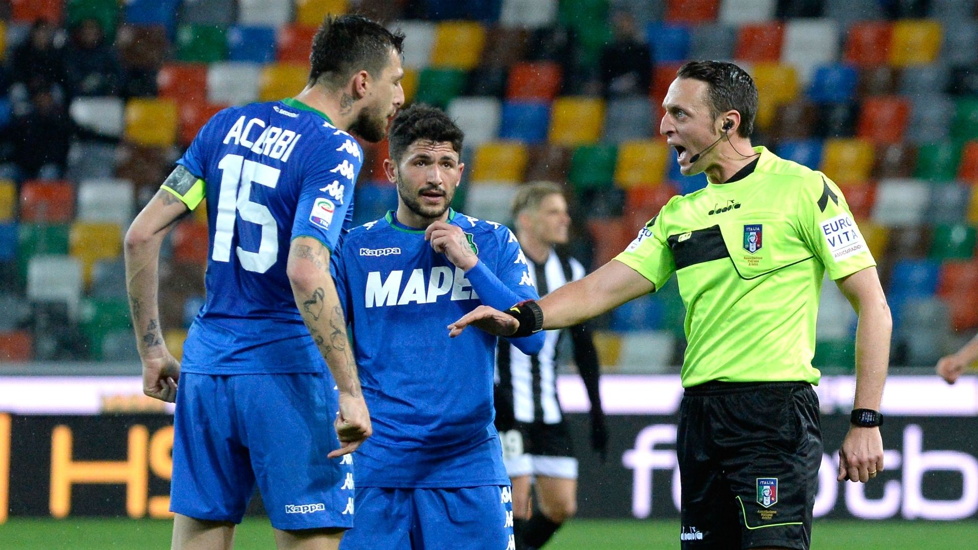Francesco Acerbi Udinese Sassuolo Serie A 03172018