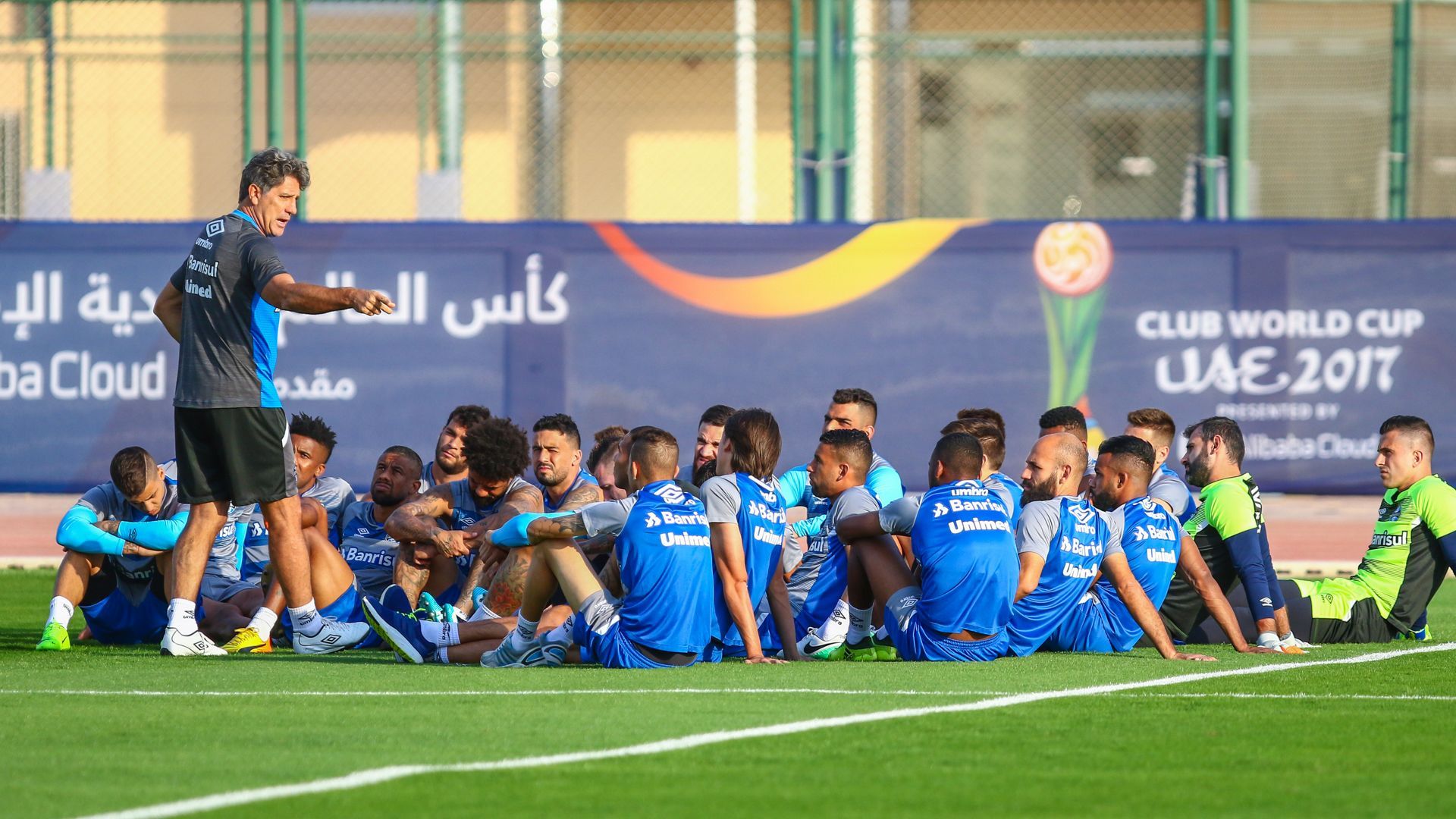 Renato Gaucho Gremio treino Mundial de Clubes 14122017
