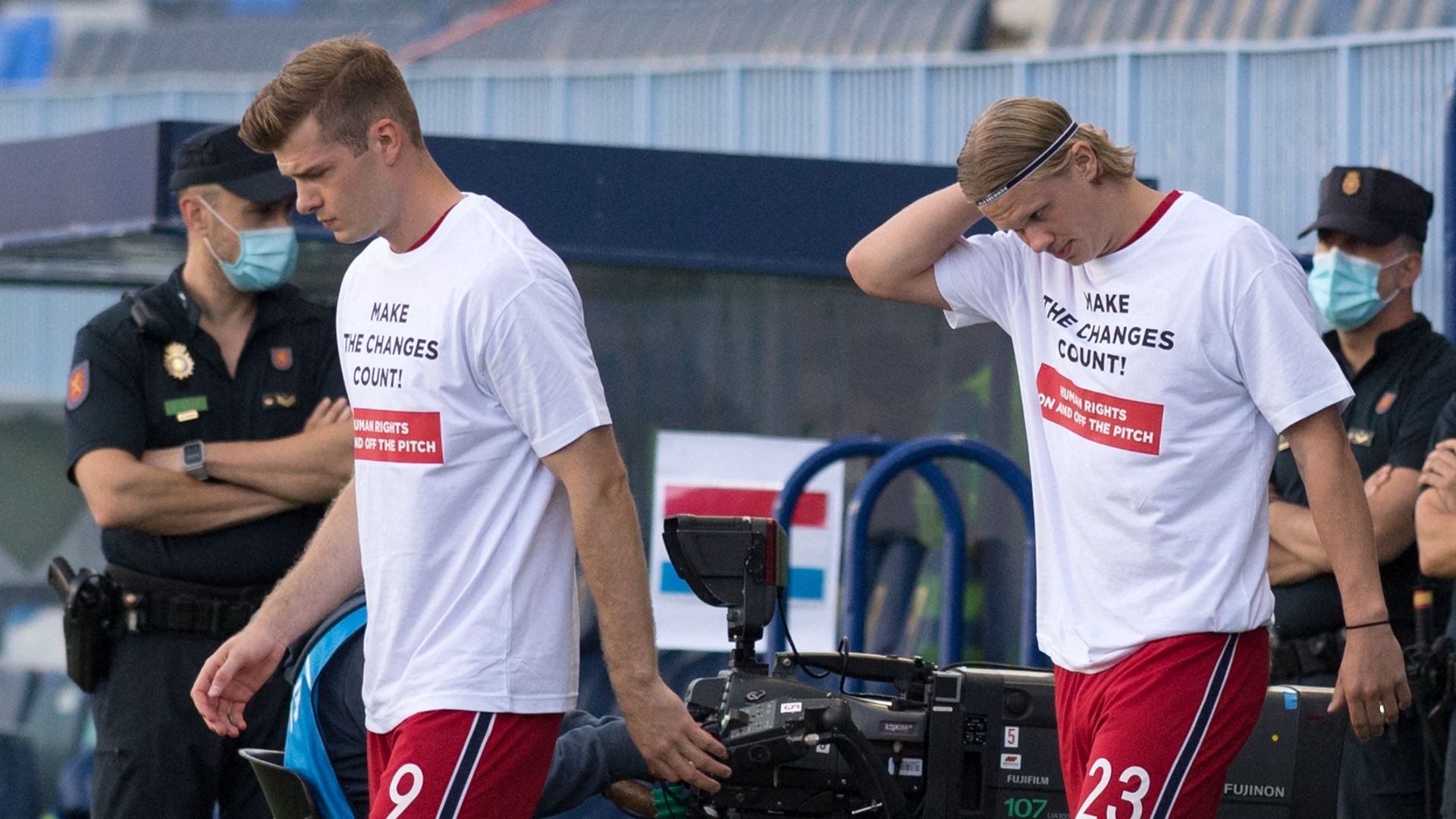 Alexander Sörloth Erling Haaland Norway