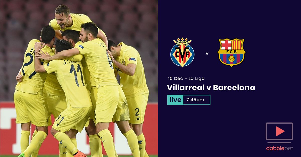 Villarreal Barcelona graphic