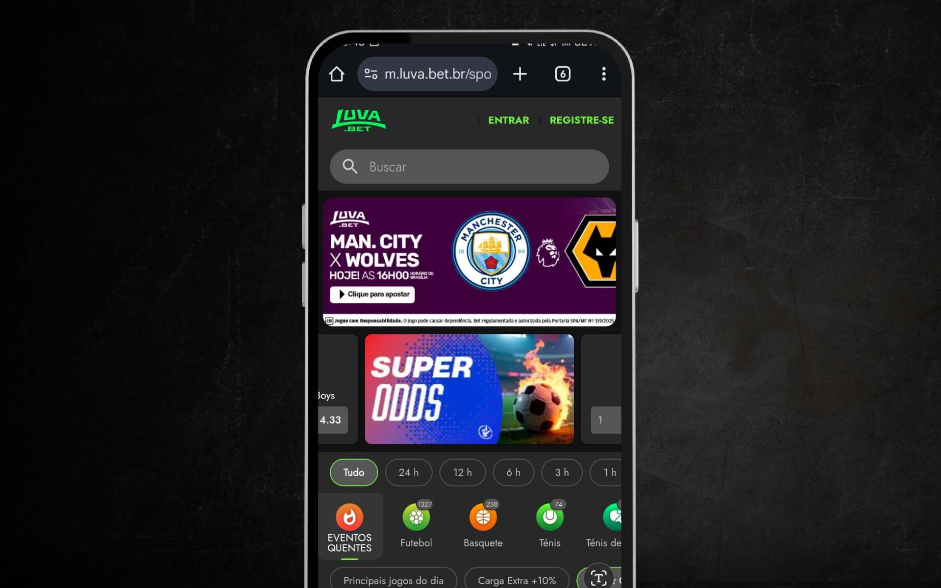 Luva-Bet-site-movel