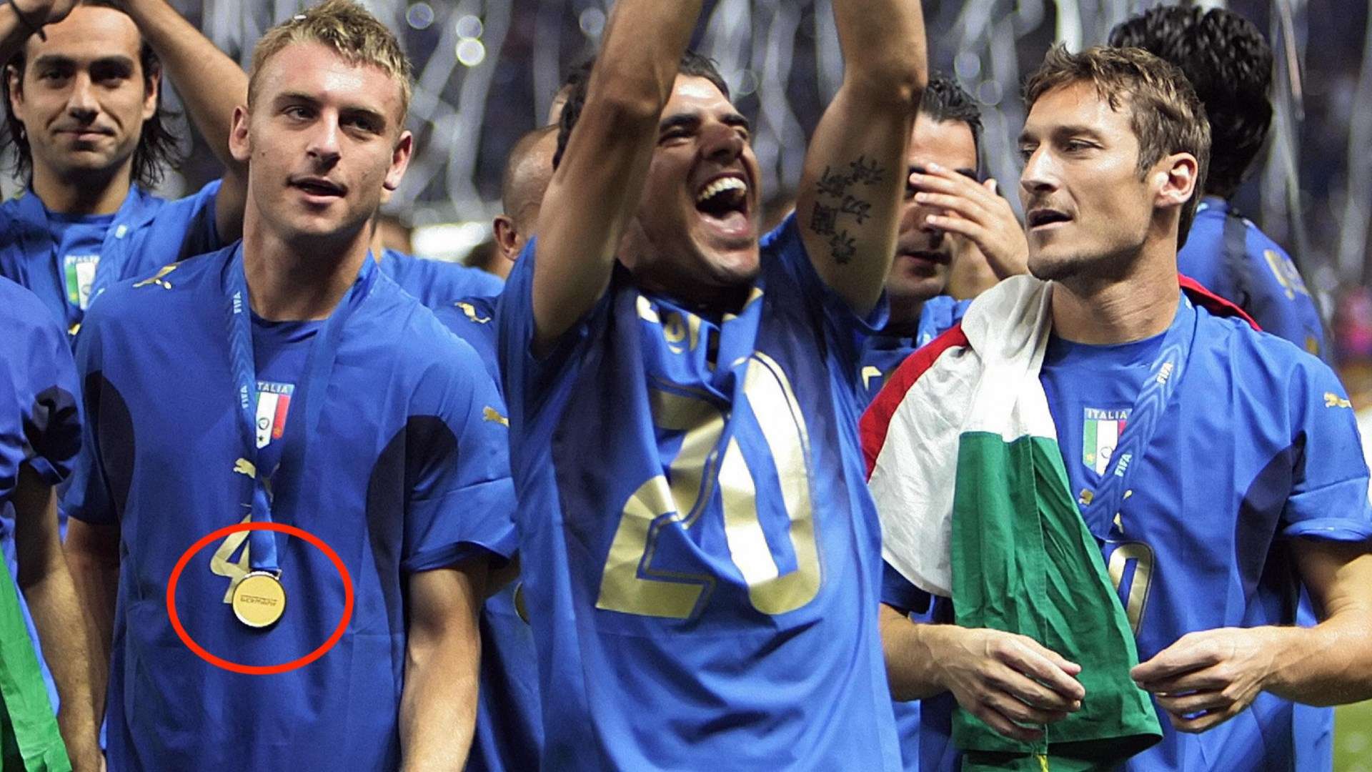 Daniele De Rossi Italy World Cup 2006