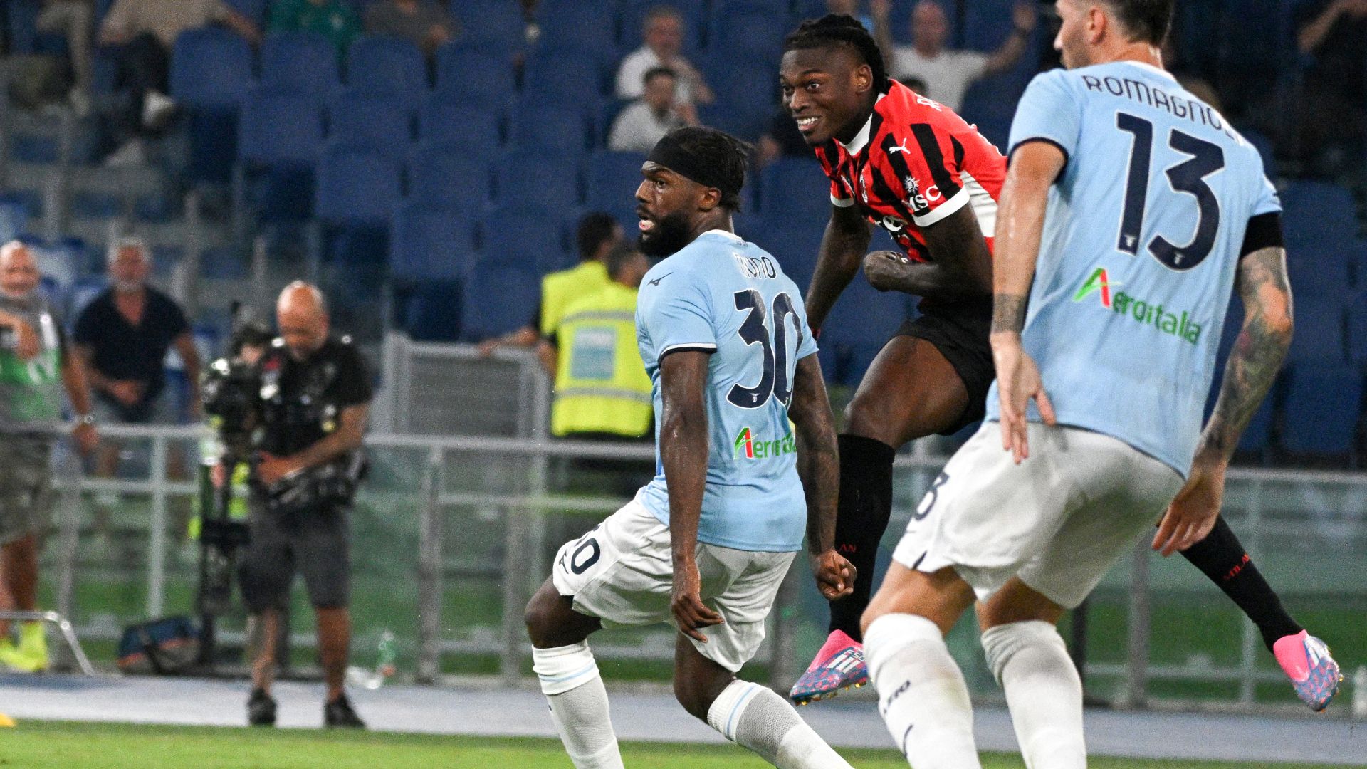 Leao Lazio Milan Serie A