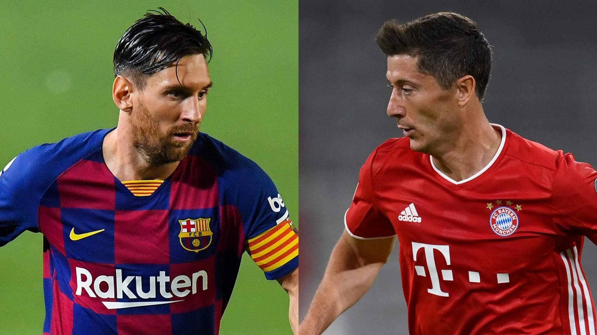 Lionel Messi Barcelona Robert Lewandowski Bayern Munchen 2019-20