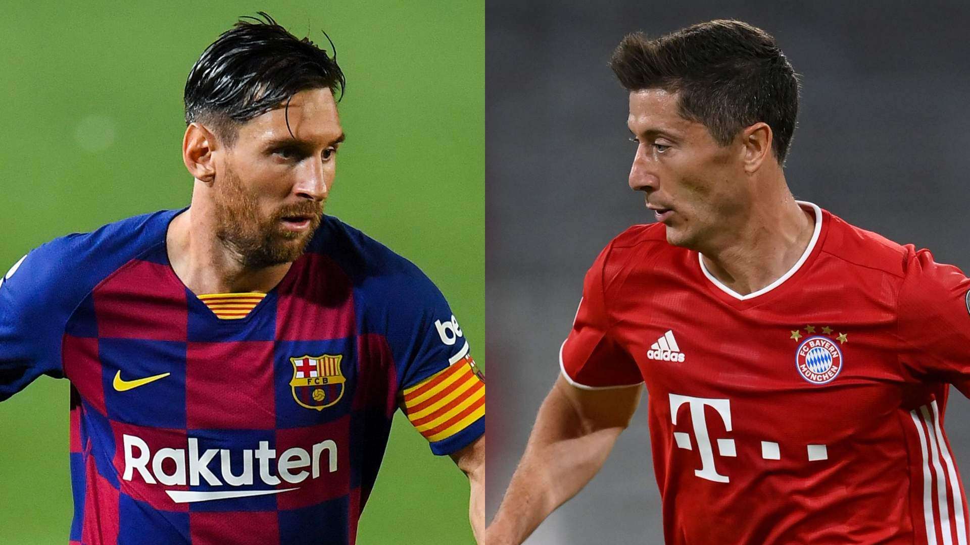 Lionel Messi Barcelona Robert Lewandowski Bayern Munchen 2019-20