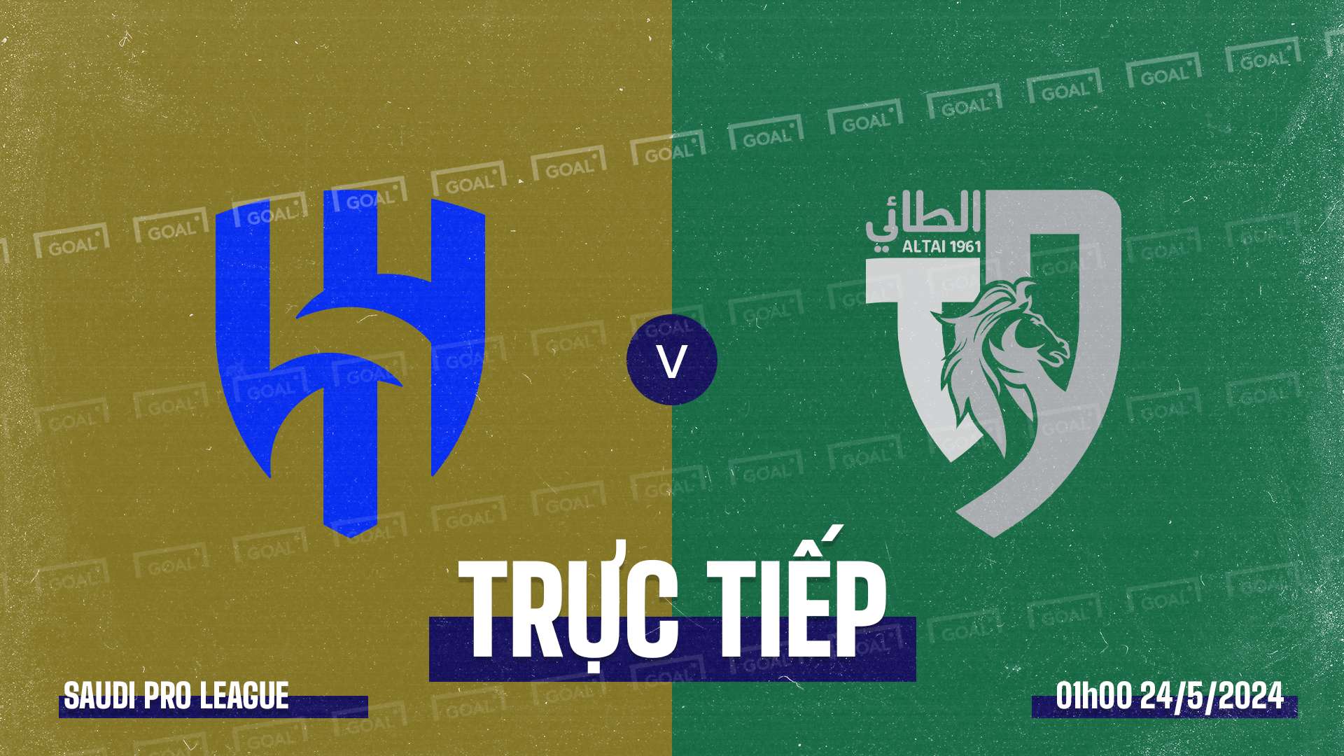 Al Hilal vs Al Taee Saudi Pro League 2023/24 GFX