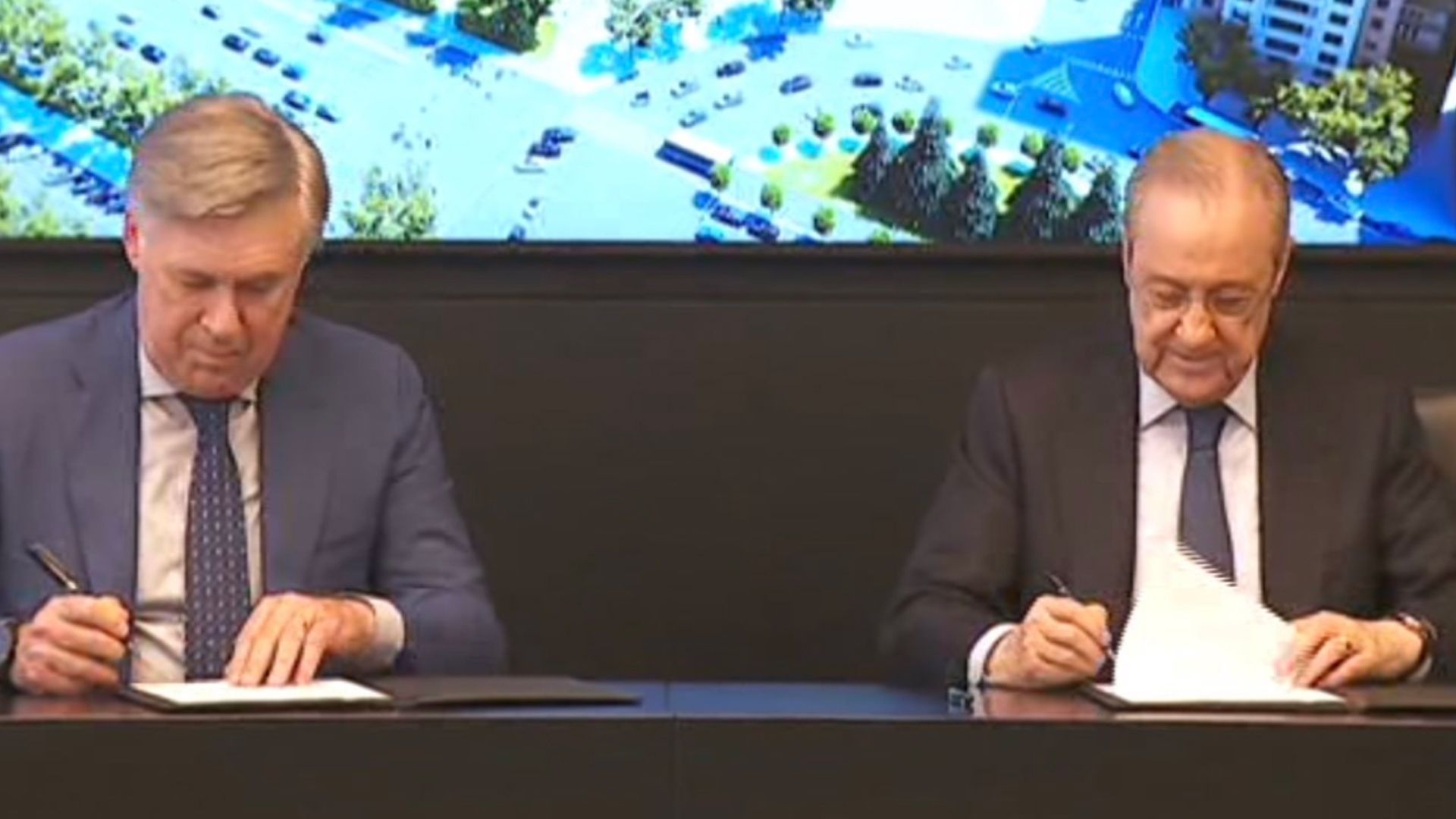 Carlo Ancelotti y Florentino Pérez, Real Madrid