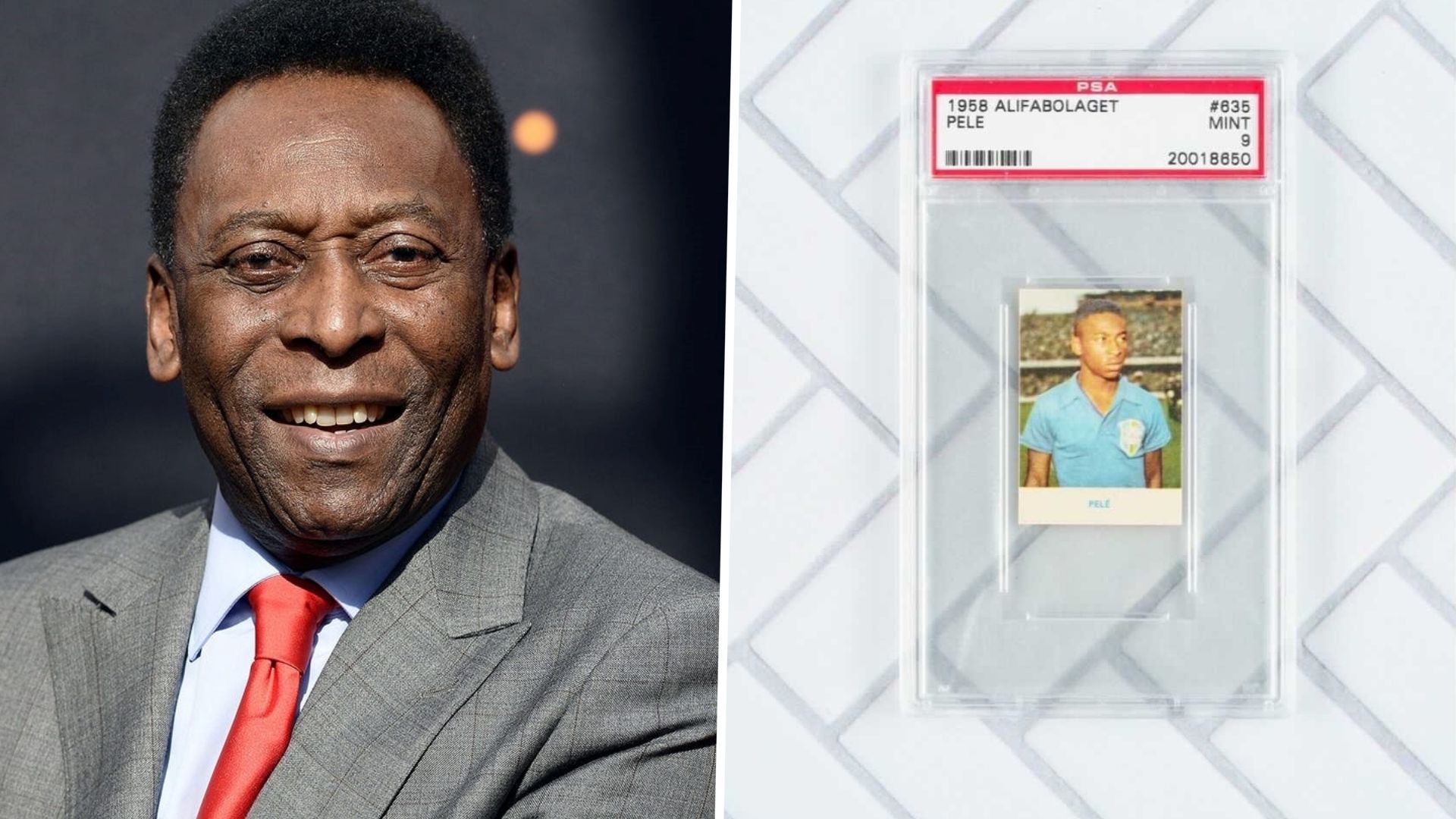 Pele rookie card
