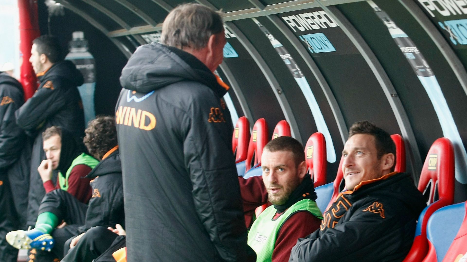 Zdenek Zeman Daniele De Rossi Francesco Totti Roma Serie A