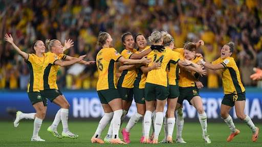 Australia celebrate