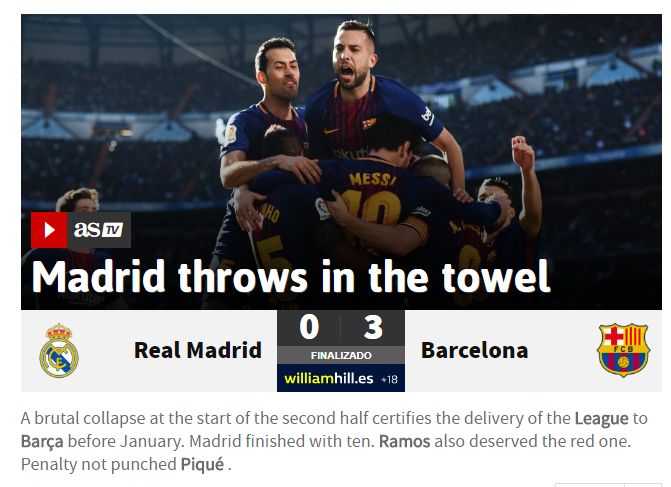 الصحف الإسبانية