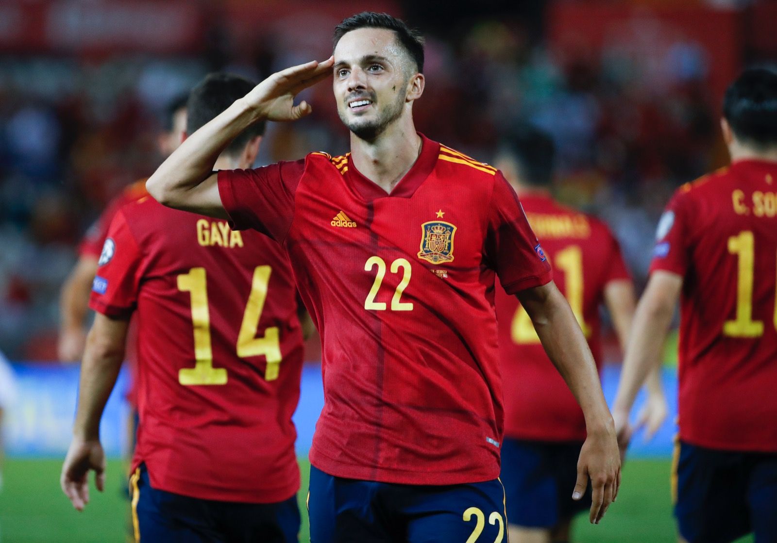 Pablo Sarabia, España vs. Georgiaq