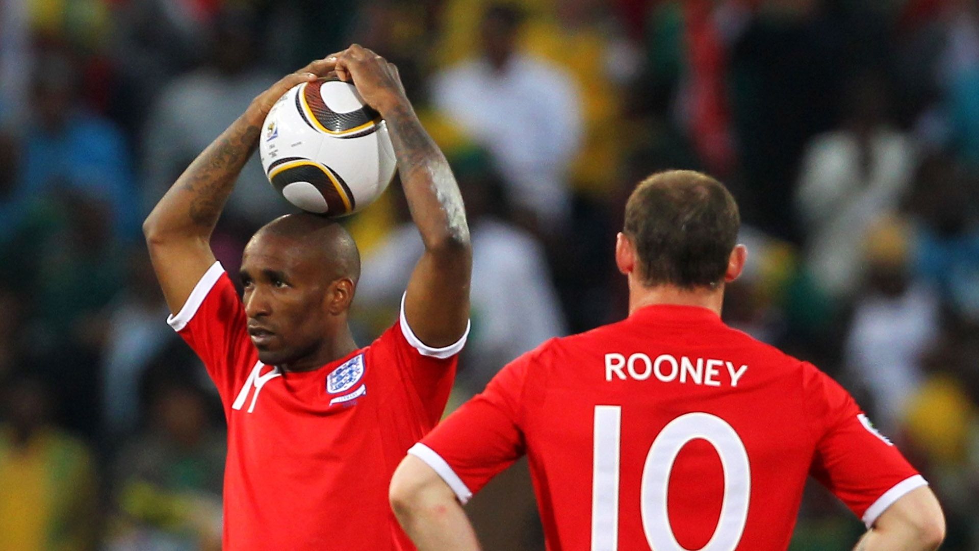 Jermaine Defoe Wayne Rooney England