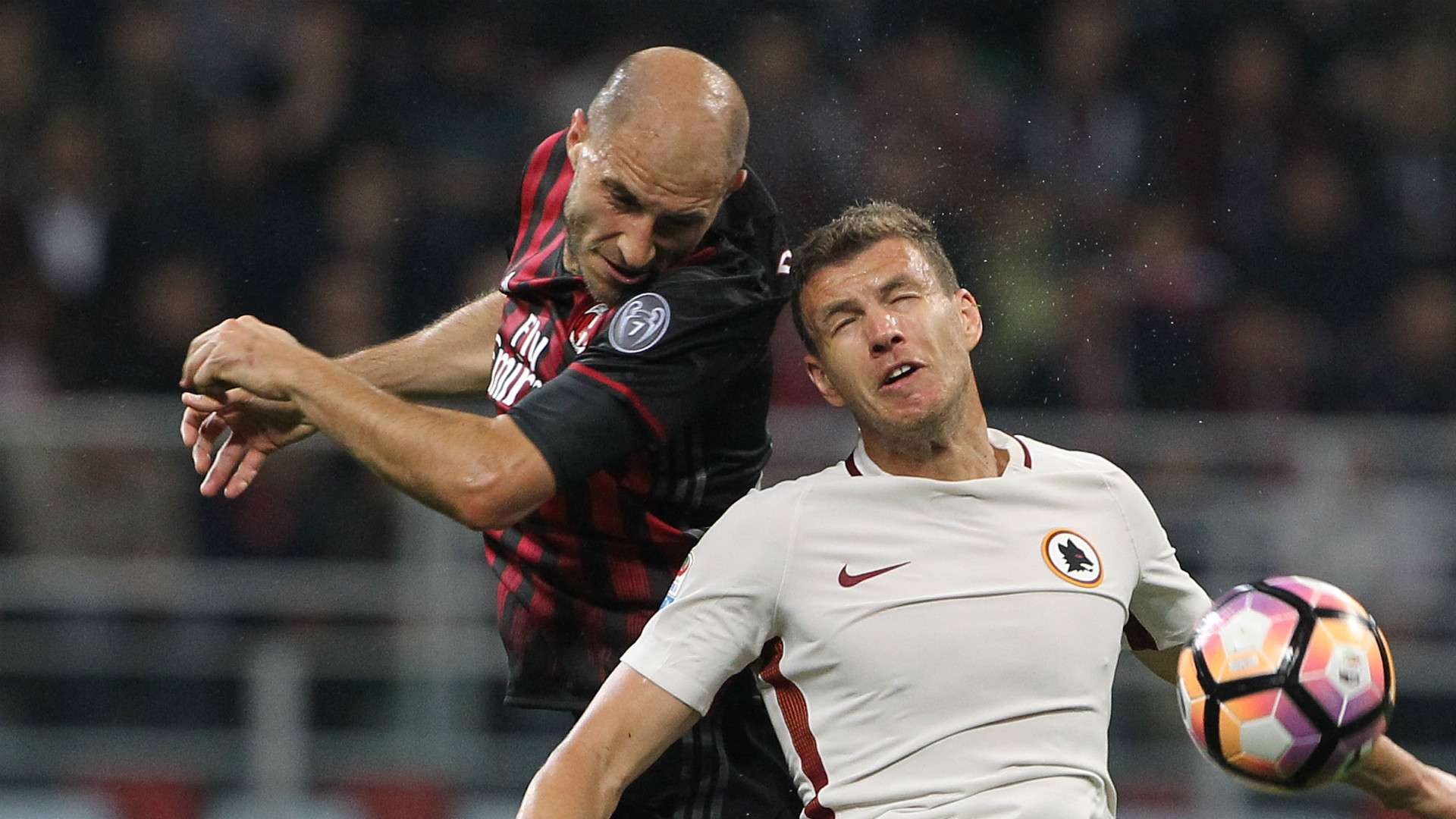 Paletta Dzeko Milan Roma