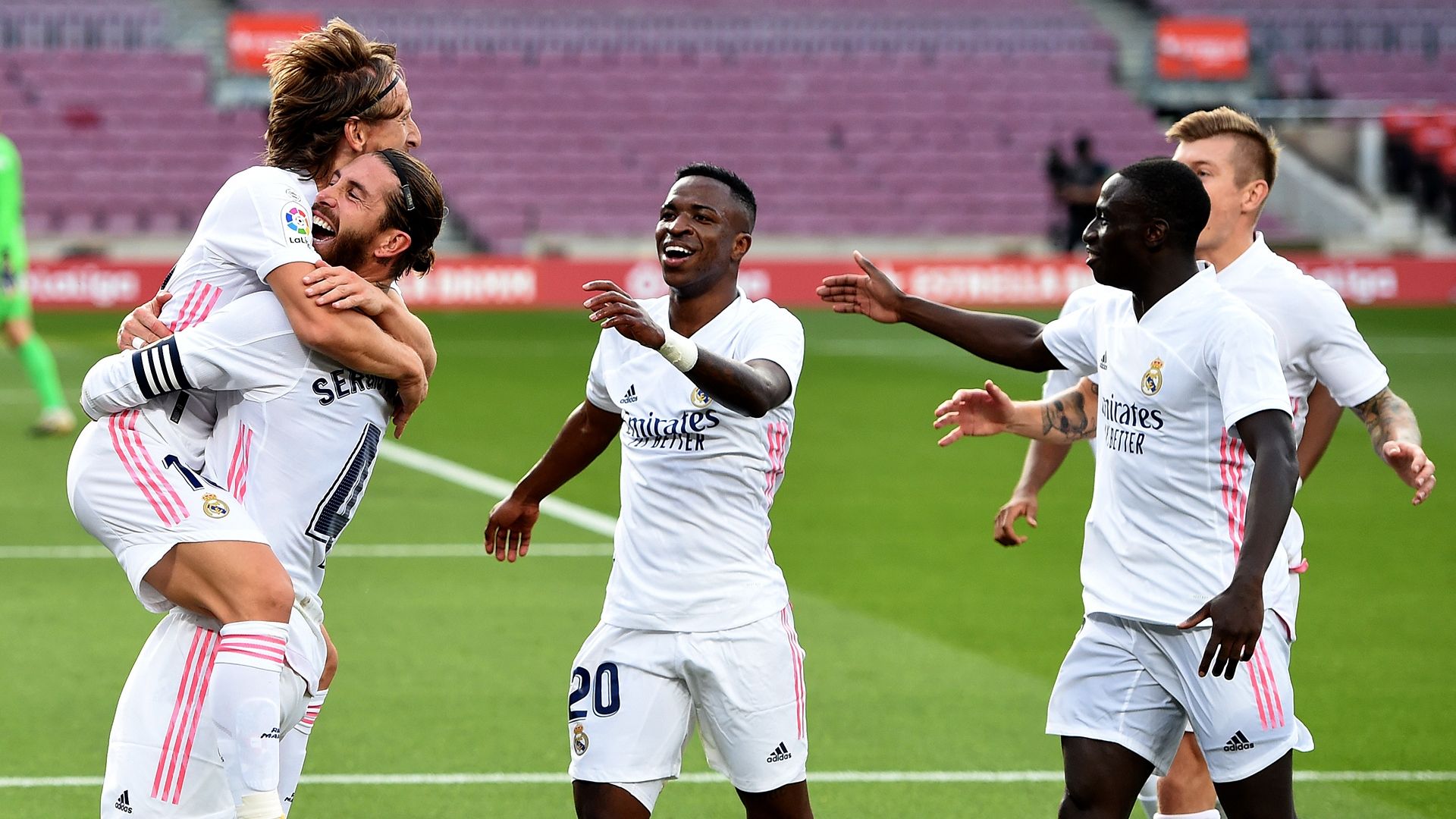 Luka Modric Sergio Ramos Vinicius Jr Real Madrid 2020