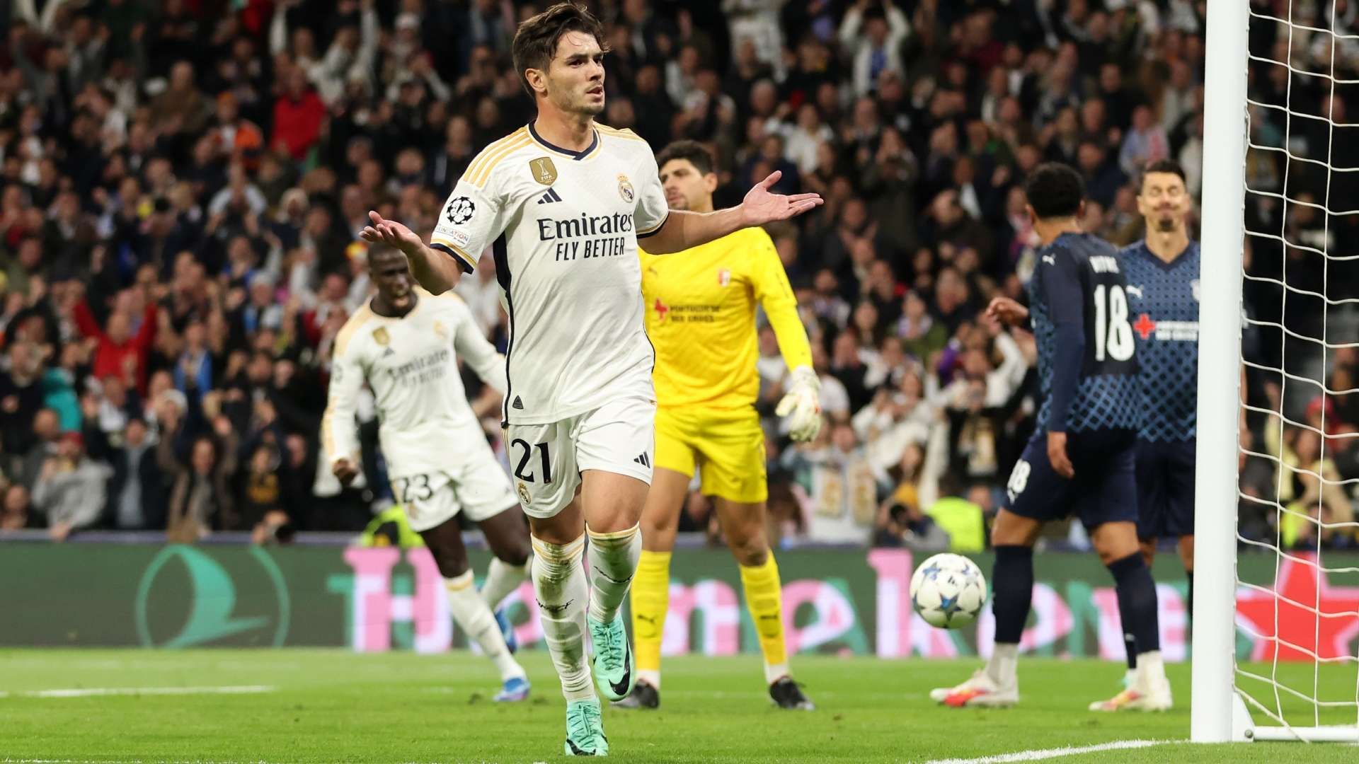 Brahim Diaz Real Madrid Braga Champions League 2023-23