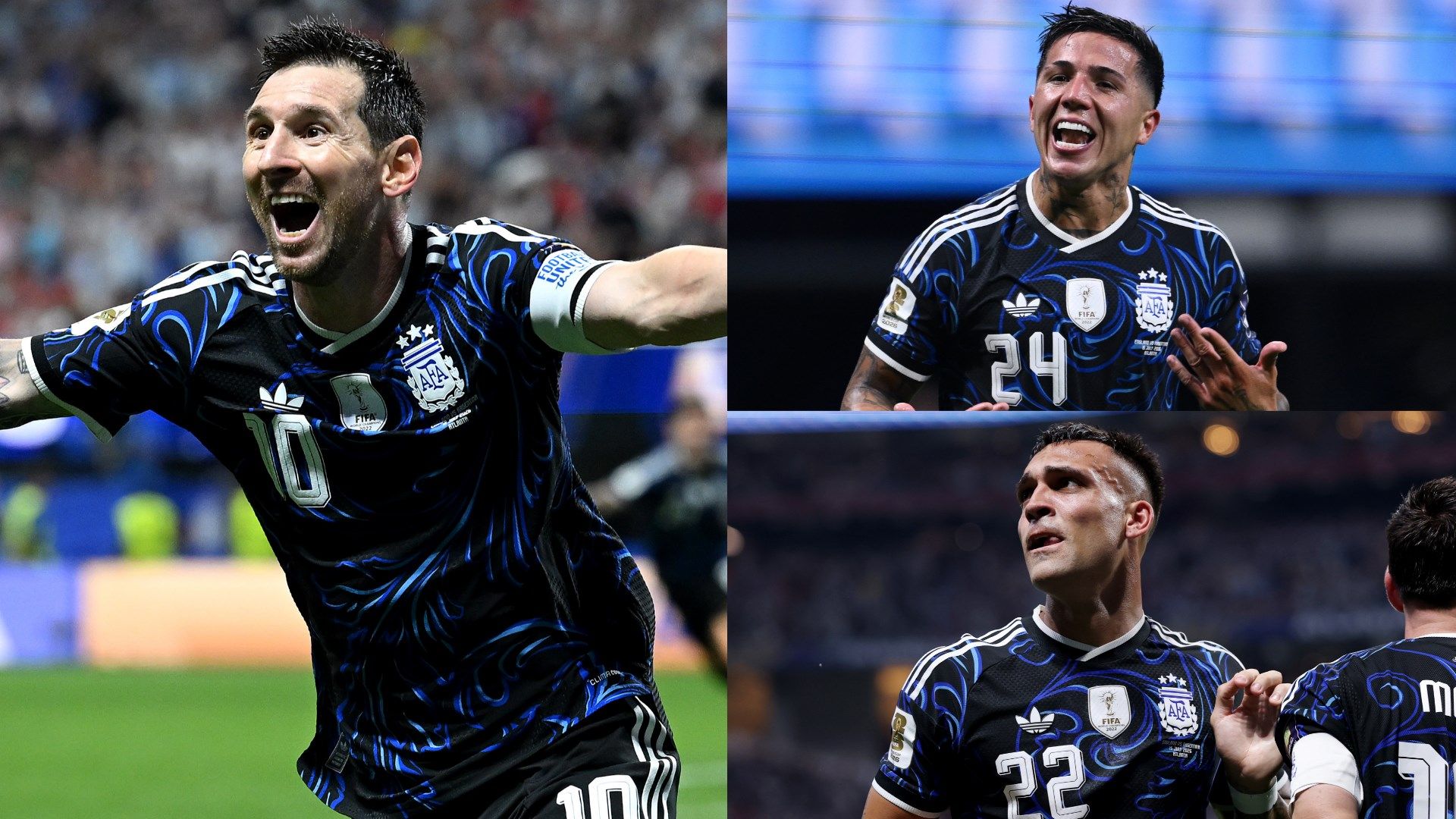 Messi Enzo Lautaro Argentina GFX