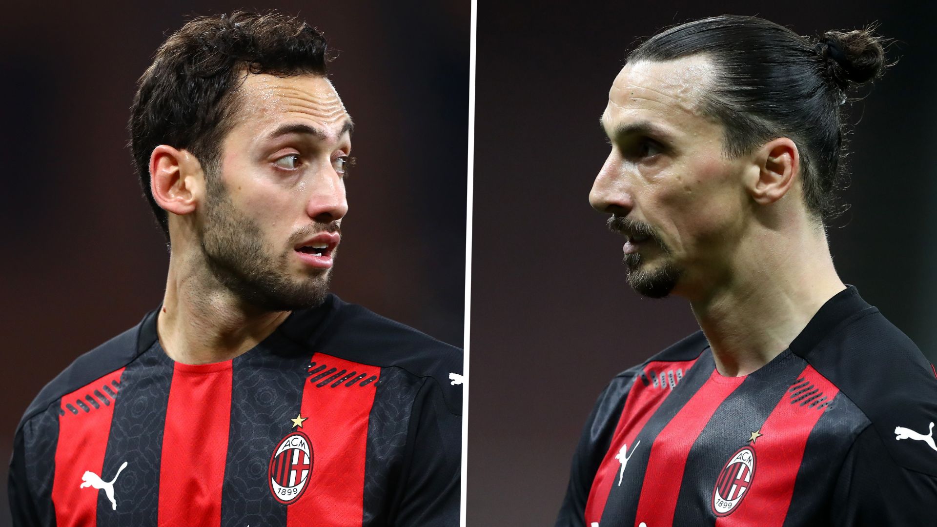 Hakan Calhanoglu & Zlatan Ibrahimovic