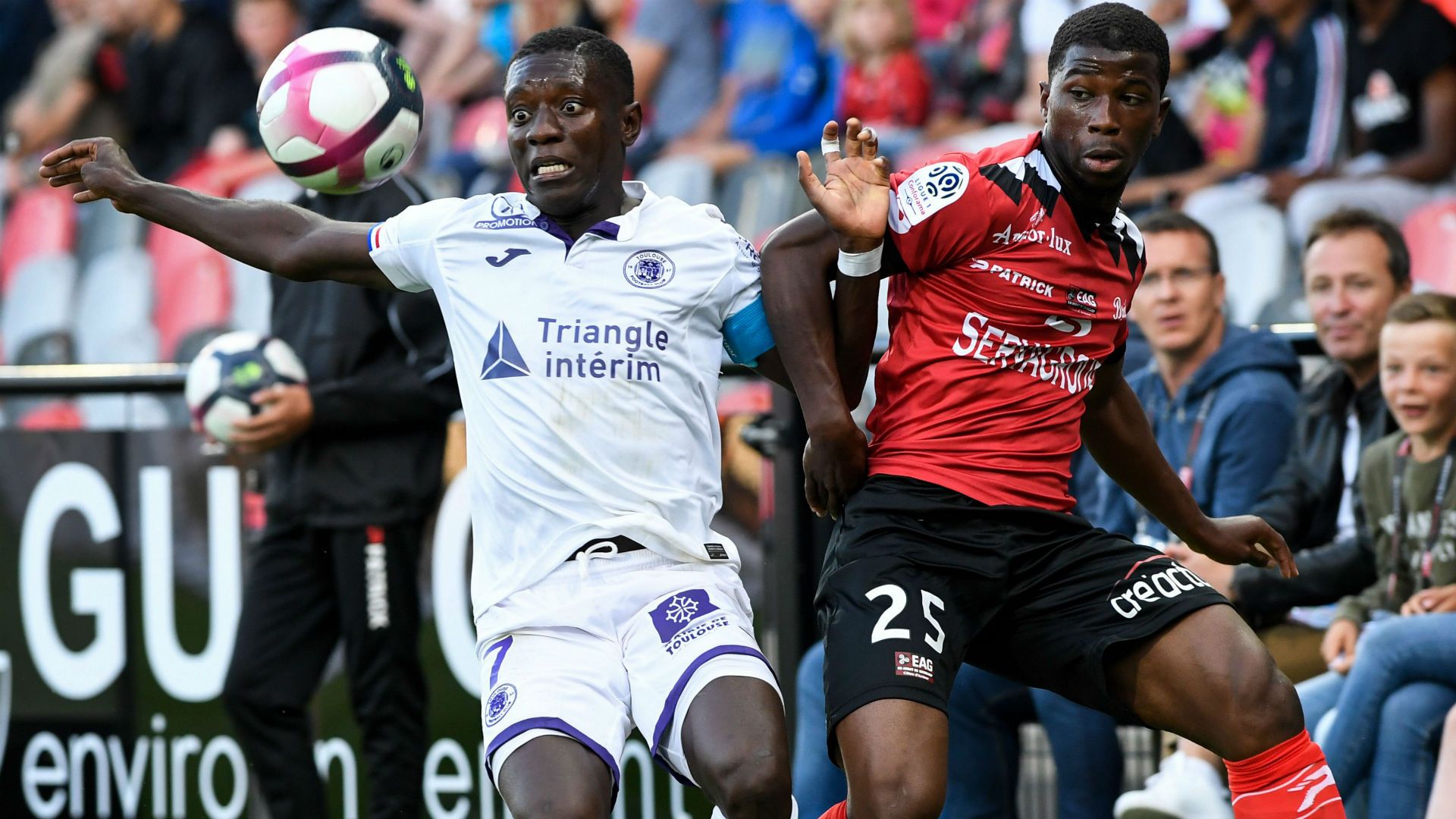 Cheik Traore Max-Alain Gradel Guingamp Toulouse Ligue 1 01092018