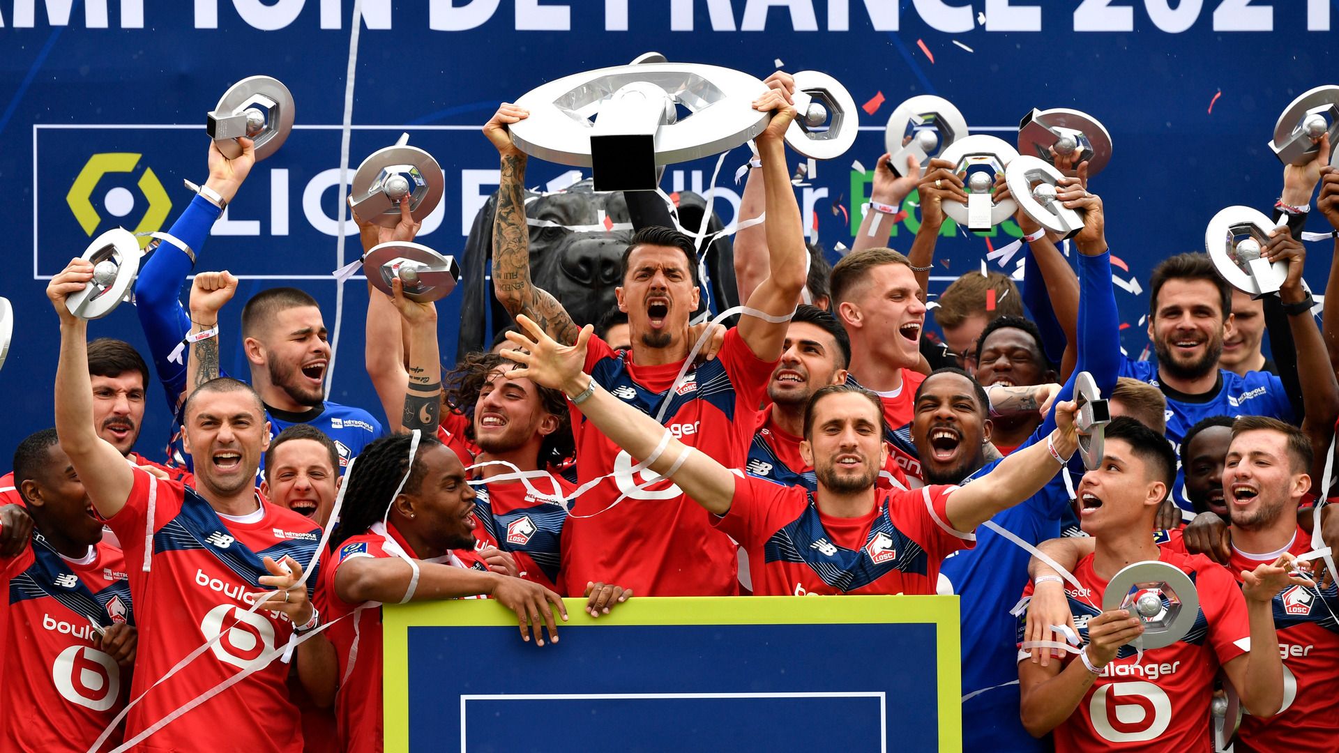 Lille champions celebration