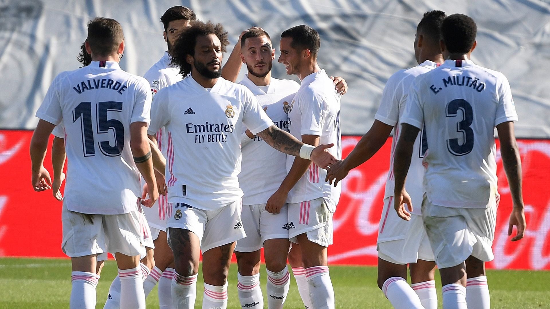 Real Madrid celebrate, La Liga 2020-21