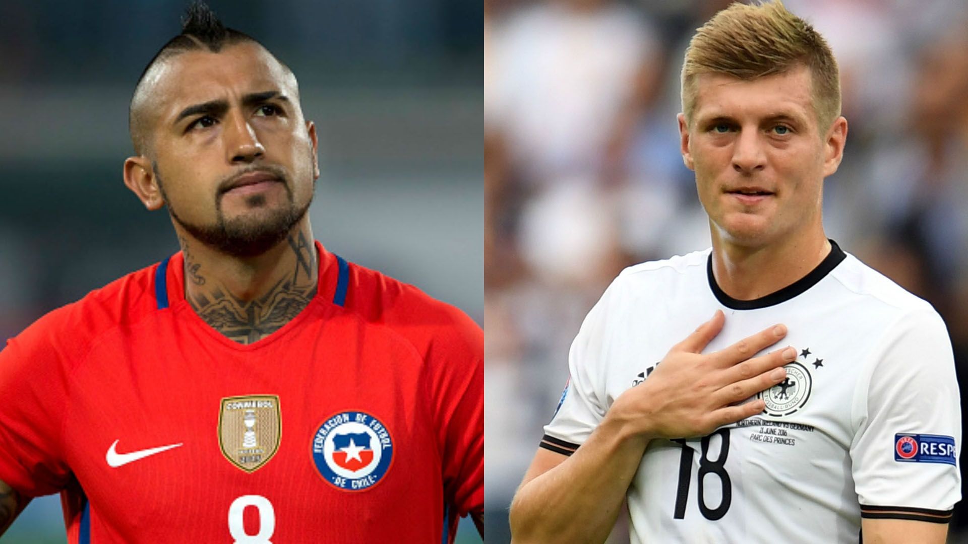 Arturo Vidal Toni Kroos Football All Star
