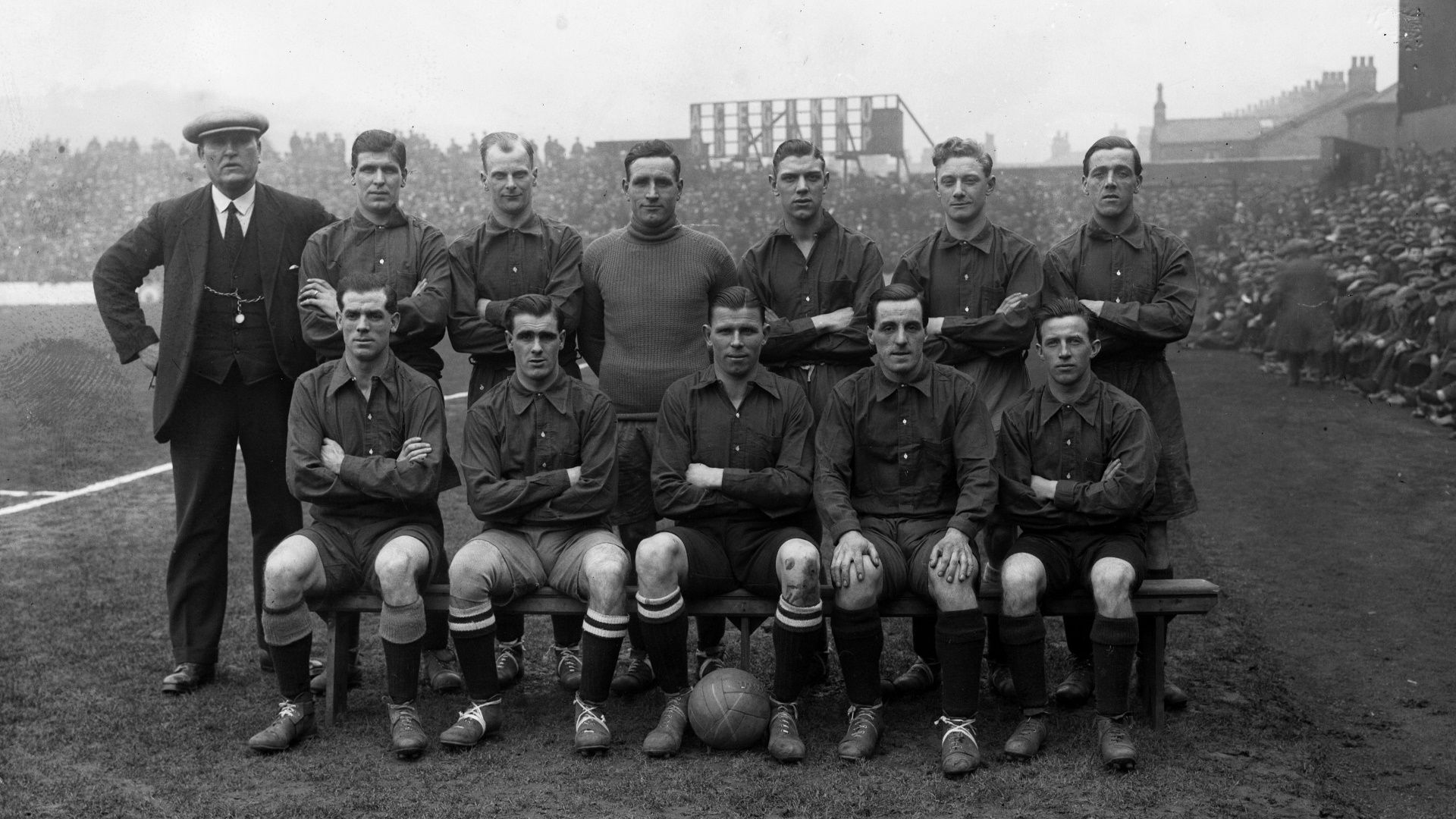 Harry Chambers & North of England team, 1921