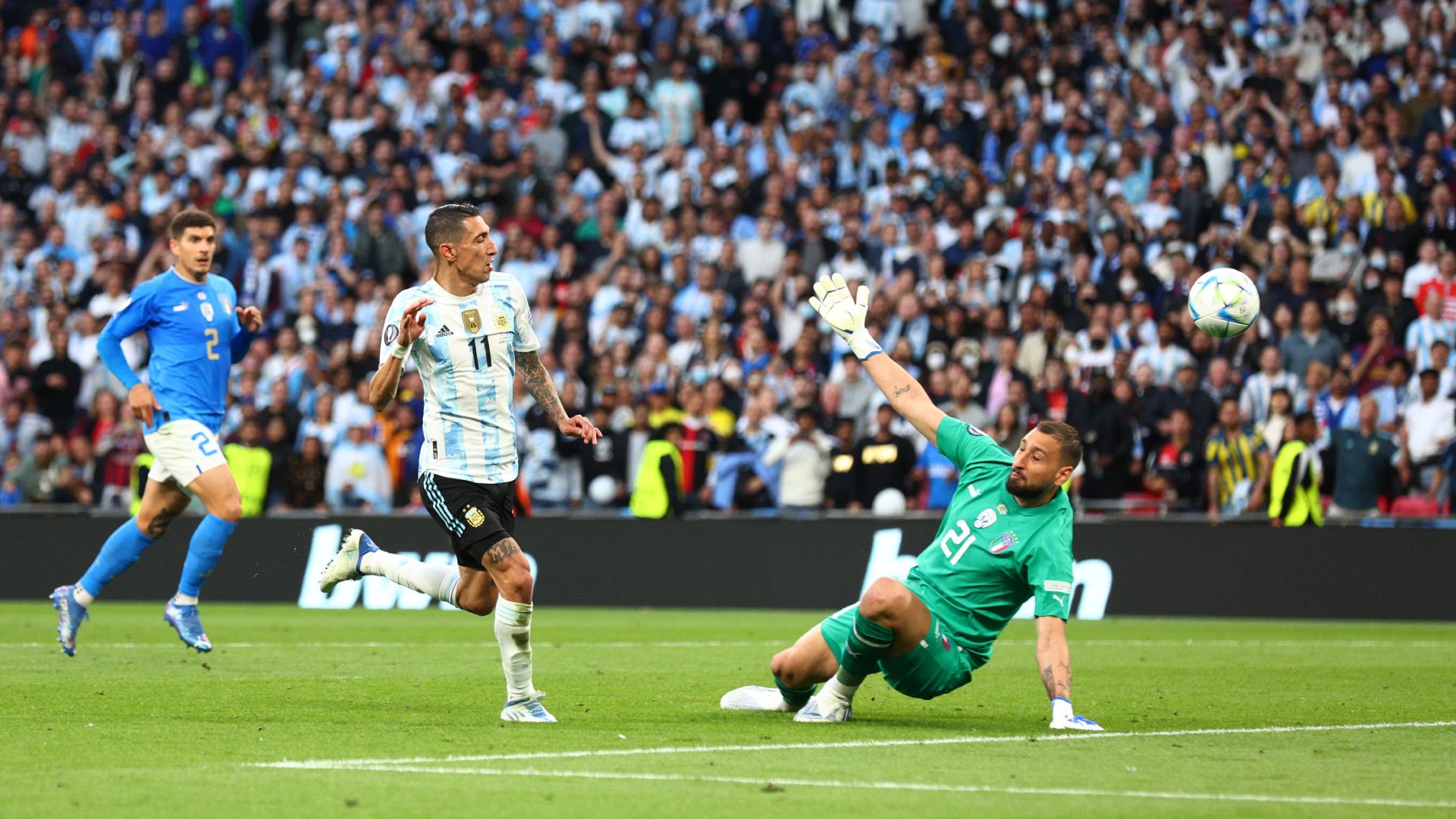 Di Maria score Italy Argentina Finalissima 2022