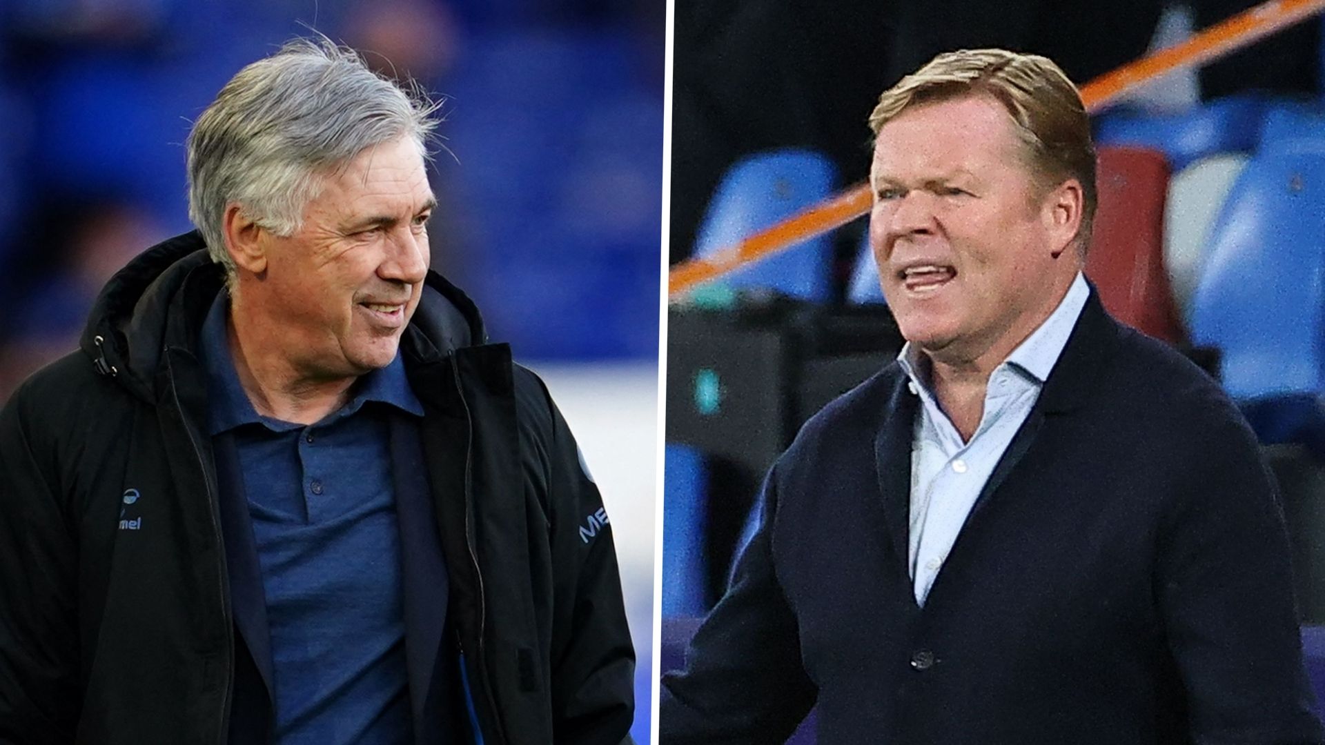 Carlo Ancelotti Ronald Koeman Real Madrid Barcelona