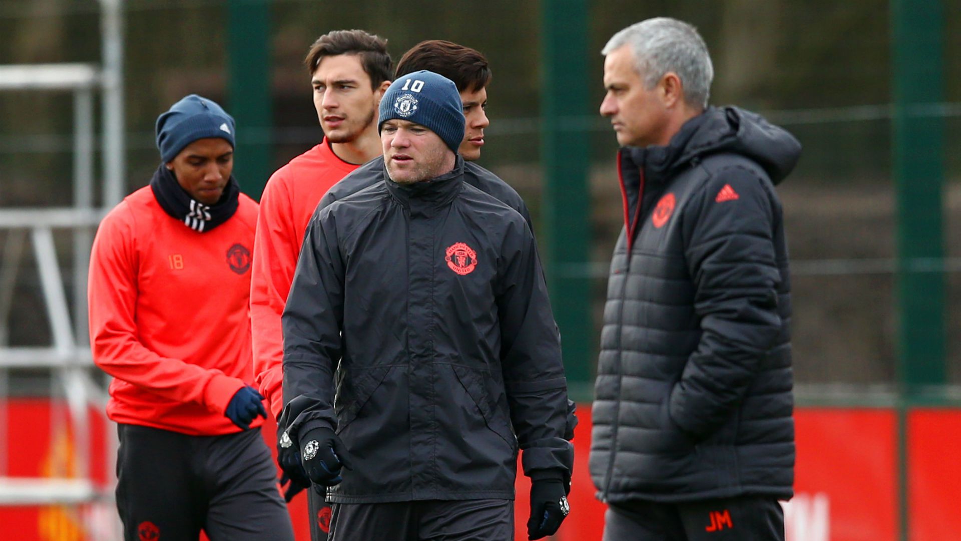 Wayne Rooney Jose Mourinho - cropped
