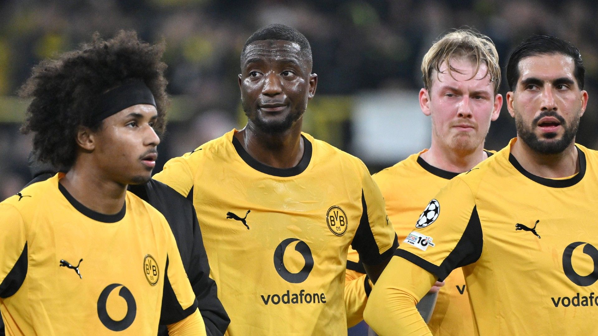 KARIM ADEYEMI SERGHOU GUIRASSY JULIAN BRANDT EMRE CAN BORUSSIA DORTMUND