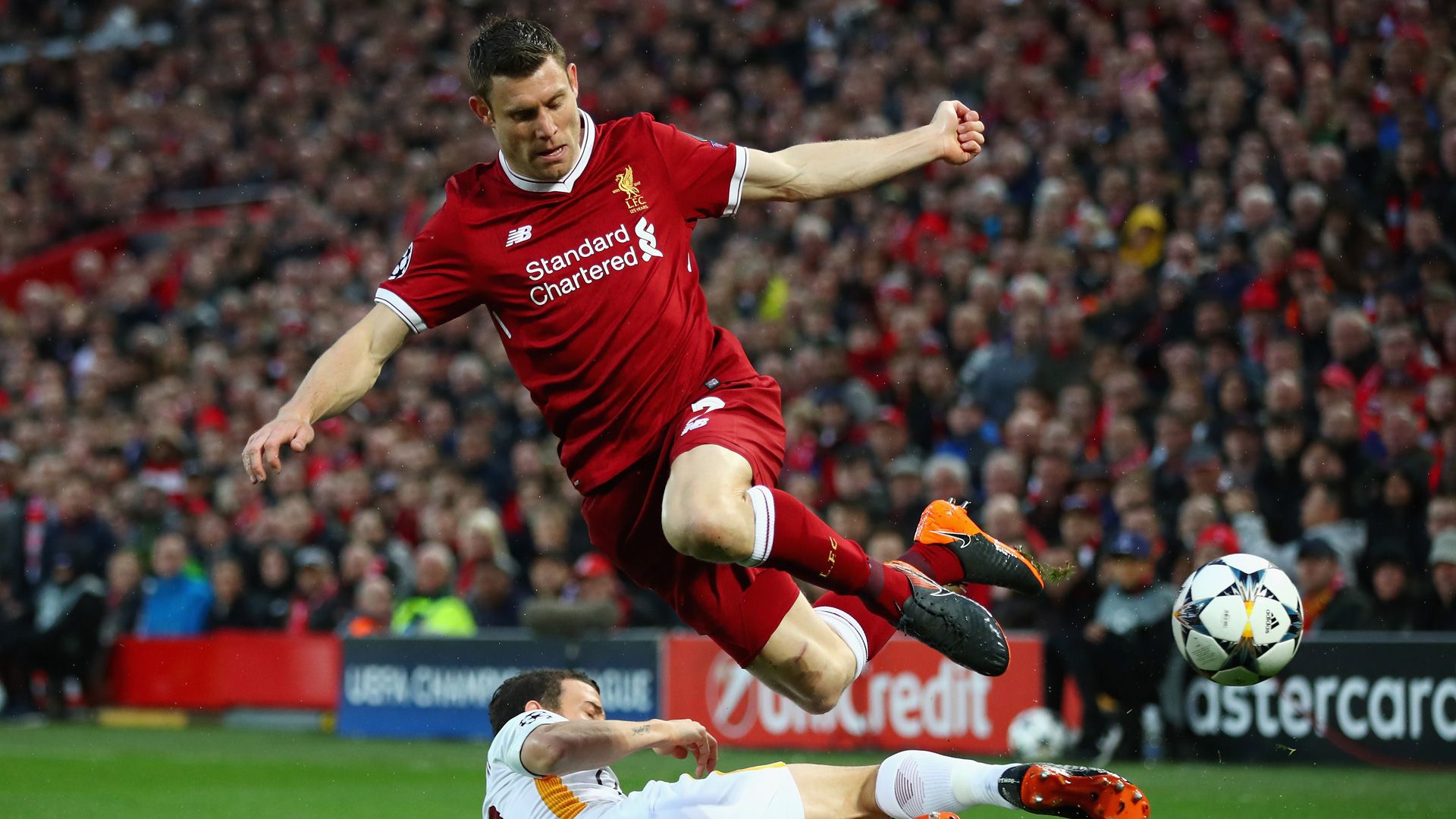 James Milner FC Liverpool AS Roma 24042018