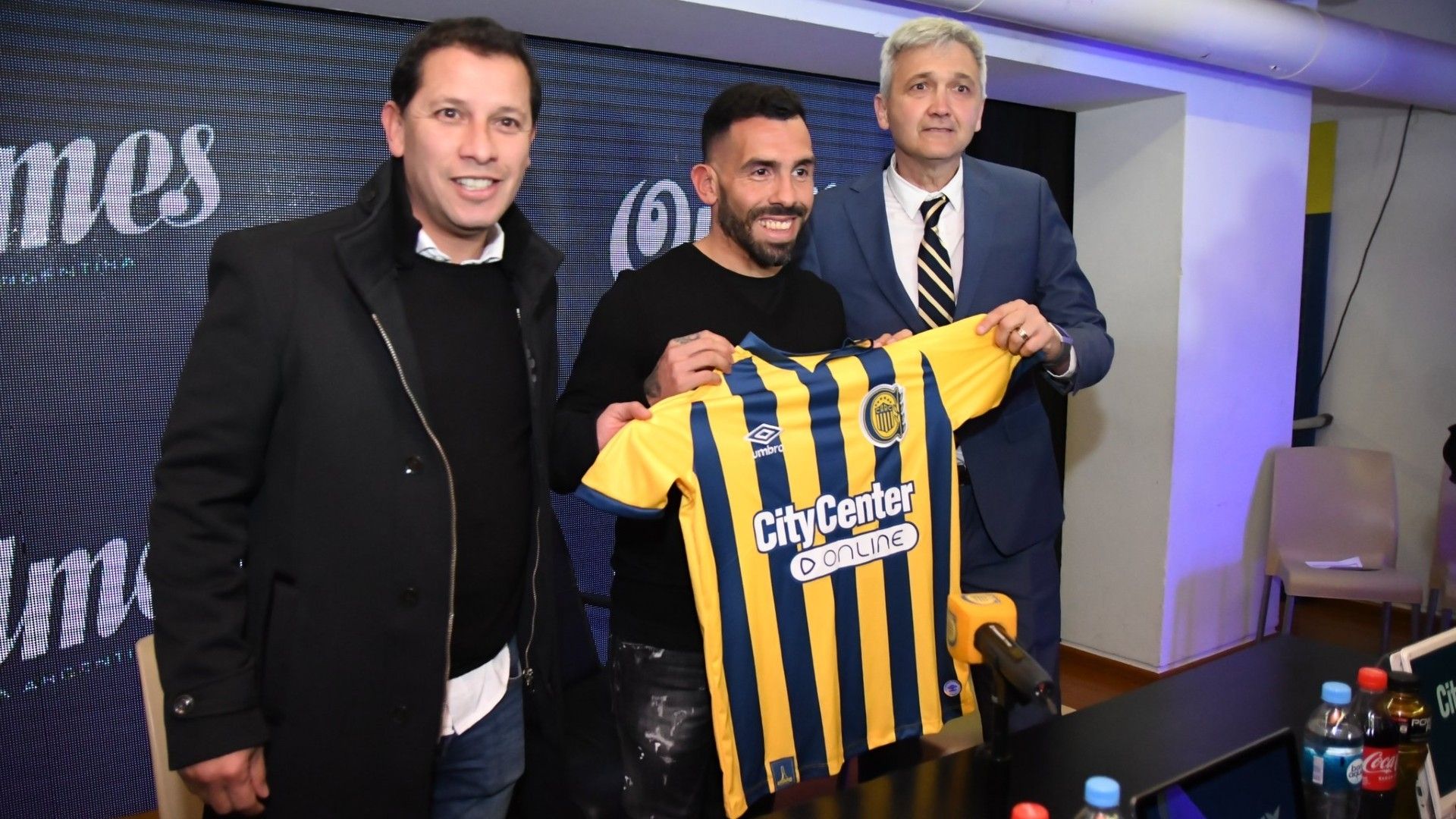 Carlos Tevez presentacion Rosario Central 21062022