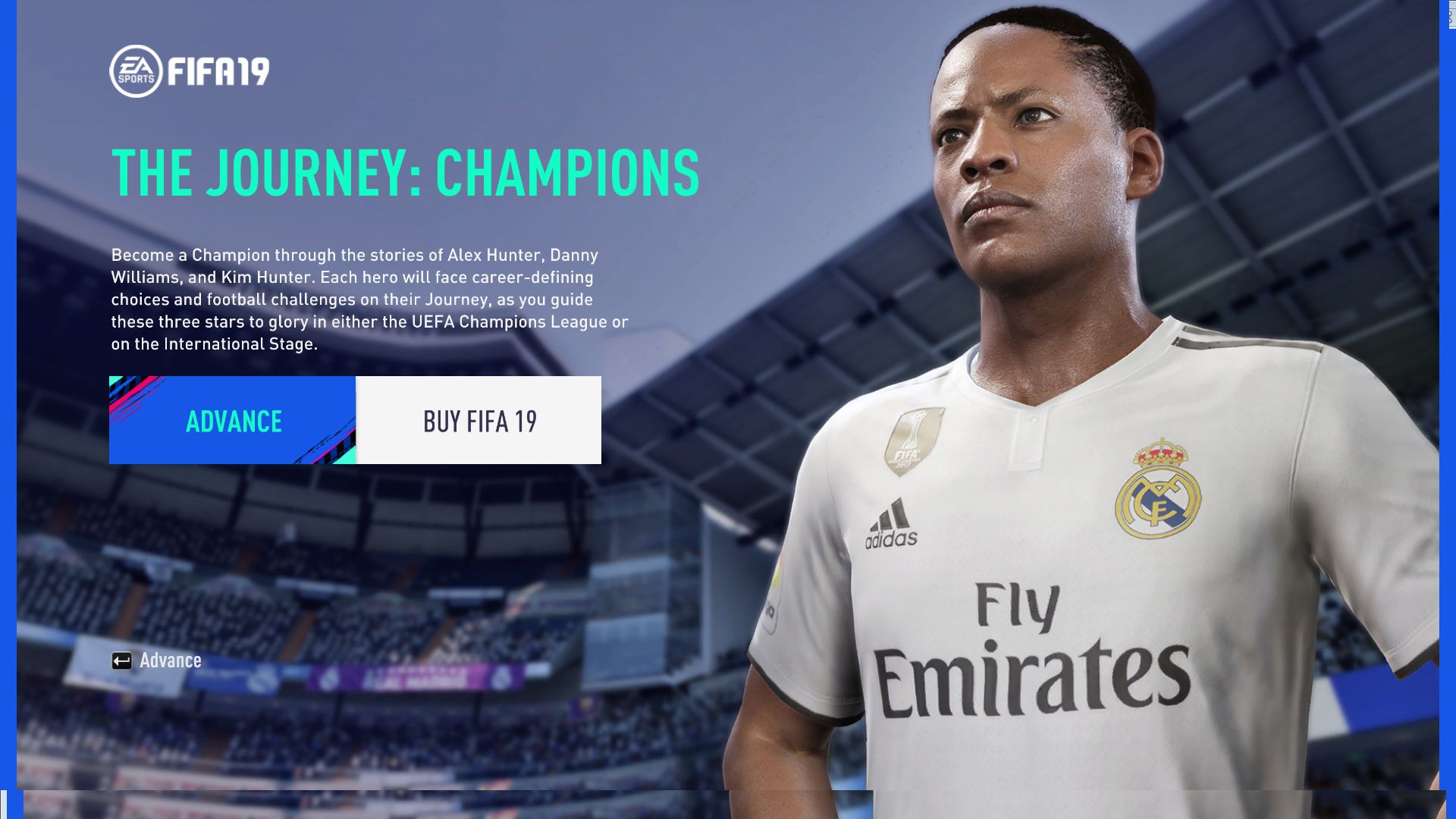 FIFA 19 ALEX HUNTER