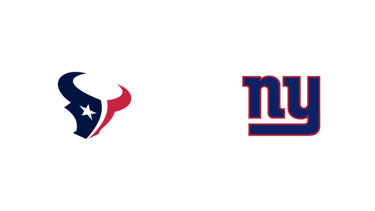 Houston Texans vs New York Giants