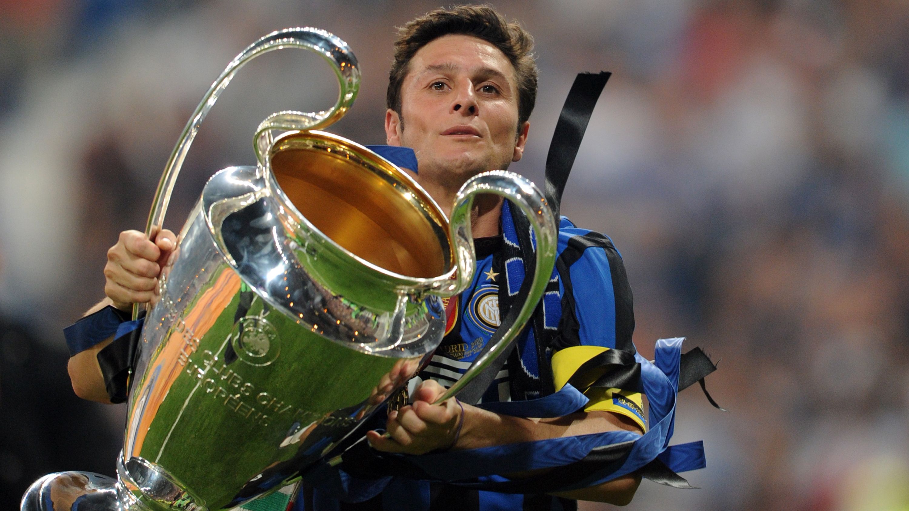 Inter Milan's Argentinian defender and c