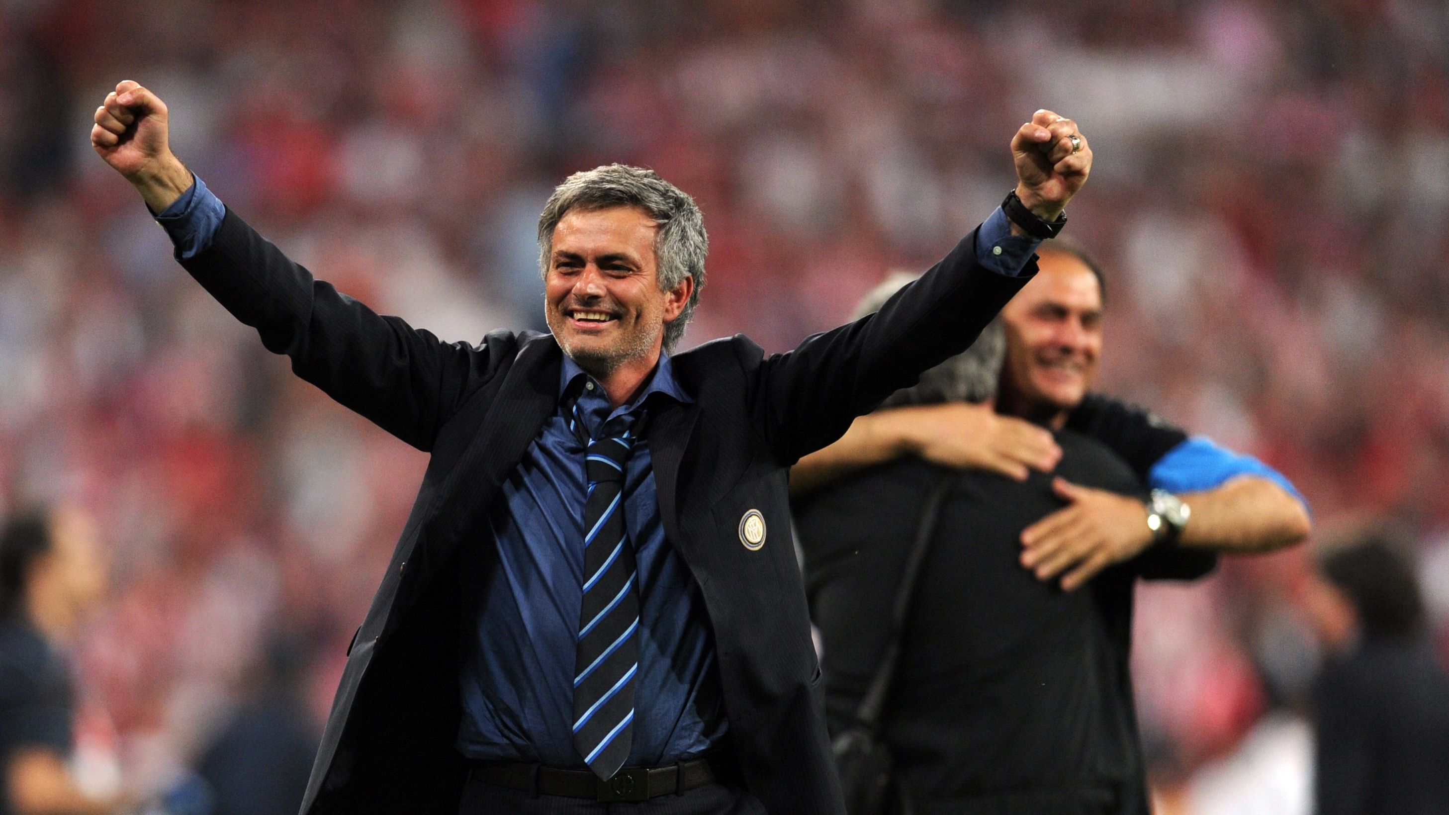 Inter Milan's Portuguese  coach Jose Mou