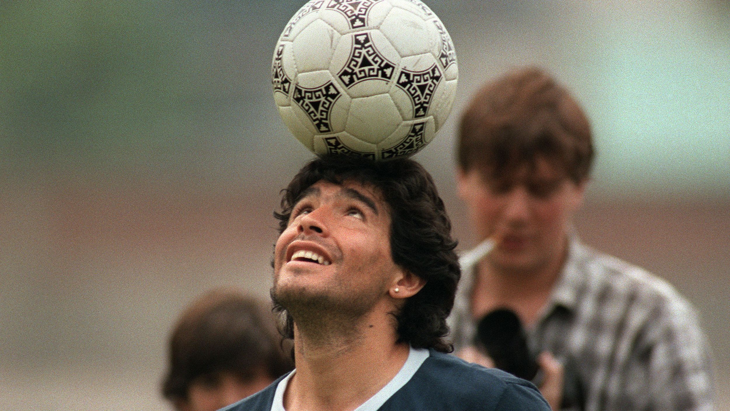 Argentine soccer star Diego Maradona, we