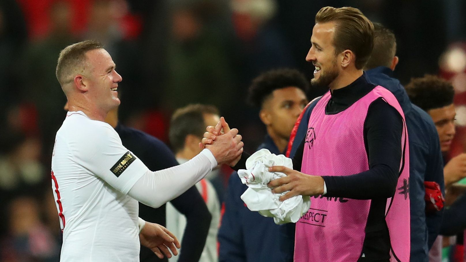 Harry Kane names Wayne Rooney on 'Mount Rushmore' of football icons - with Ronaldo the only foreign star selected by England captain