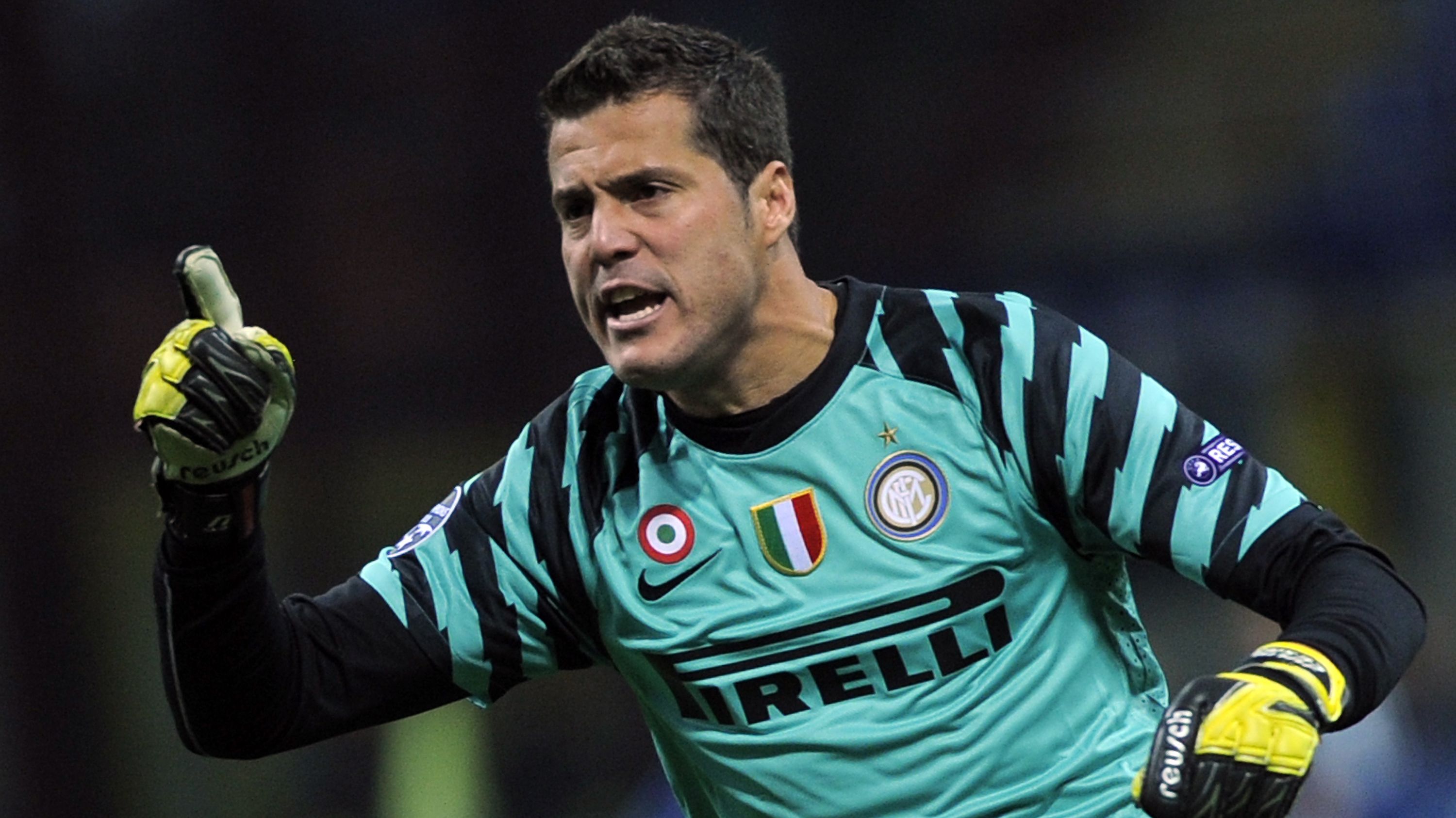 Inter Milan's Brazilian goalkeeper Julio