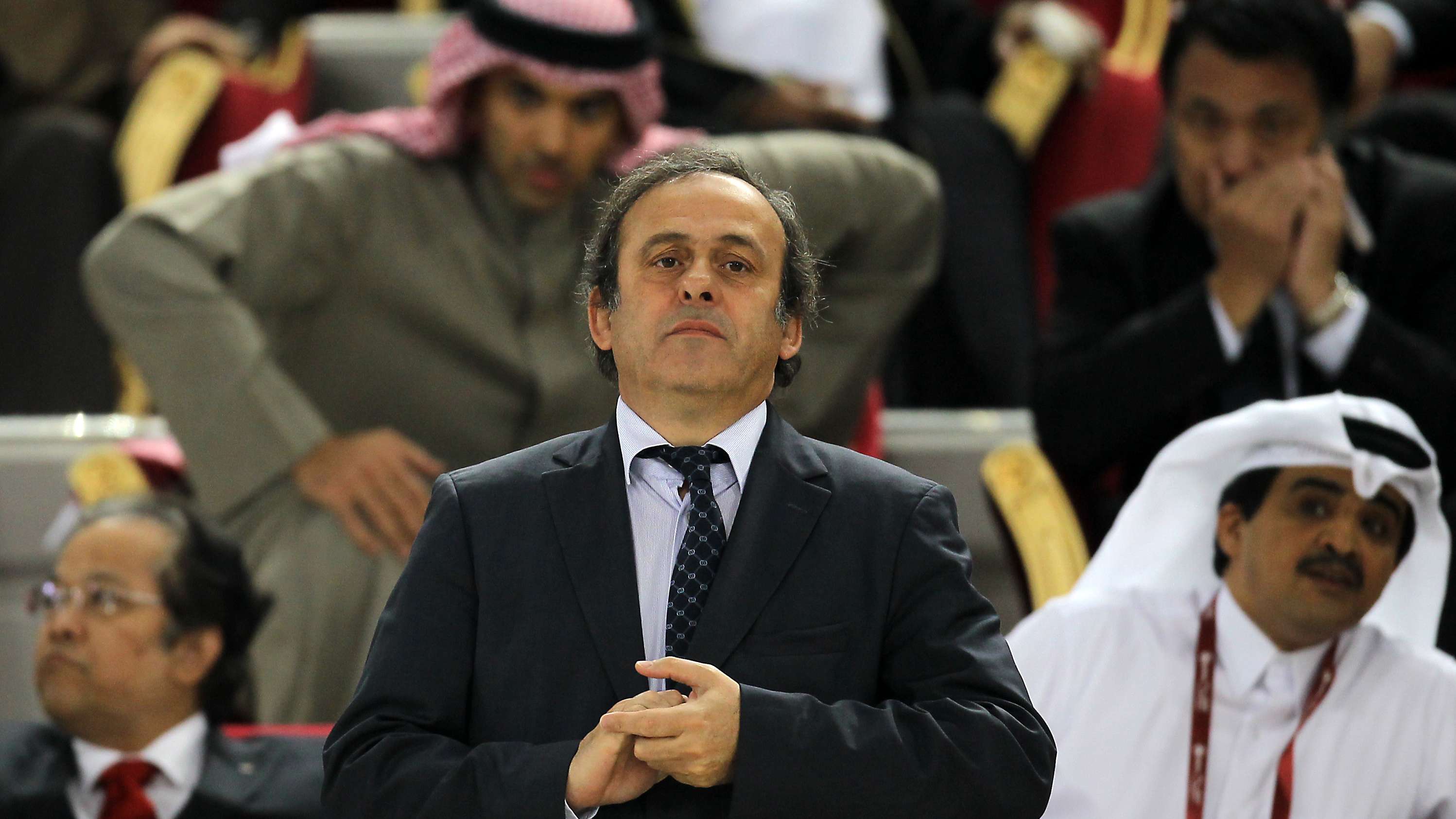 UEFA president Michel Platini attends th