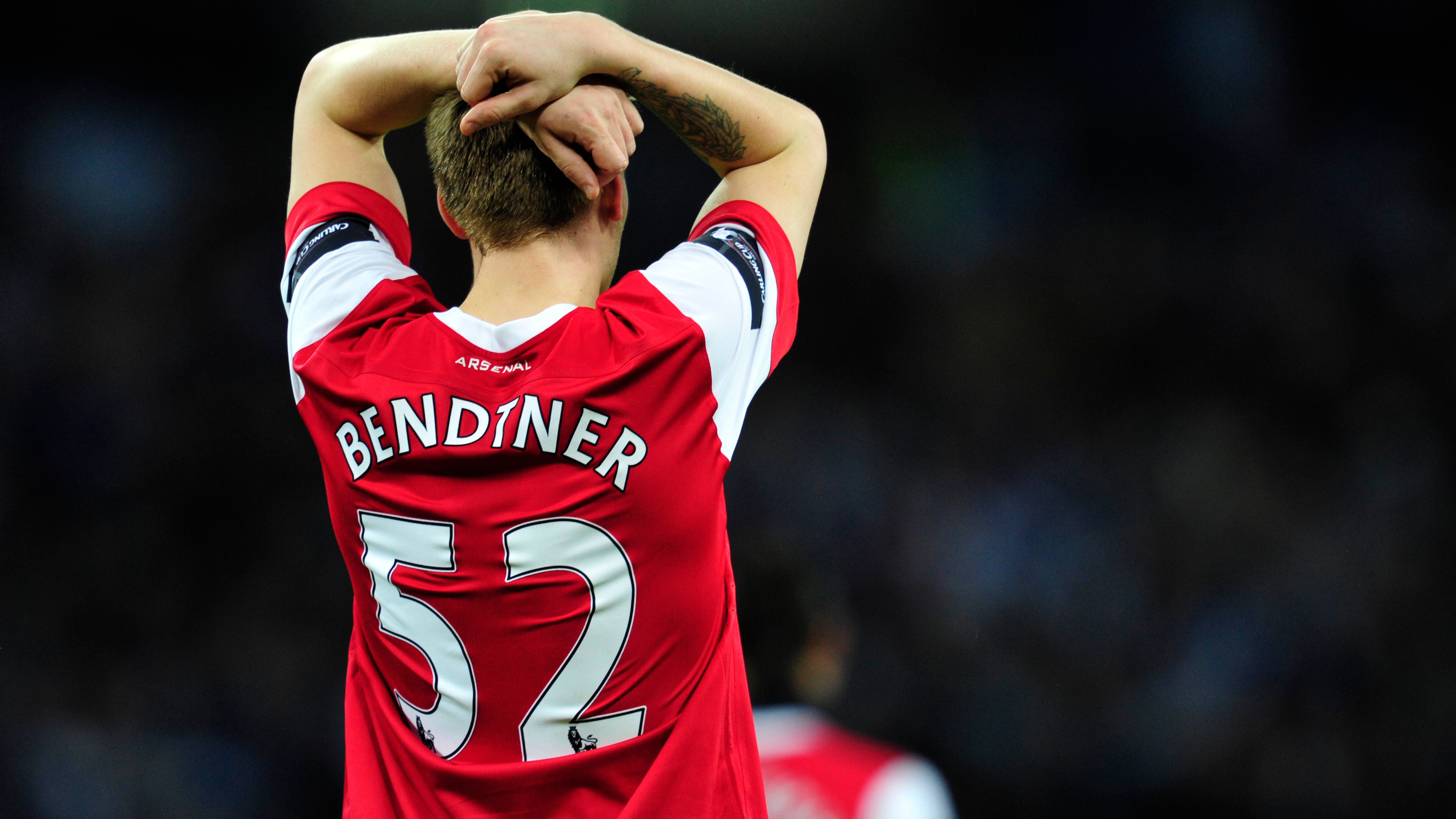 Arsenal's Danish striker Nicklas Bendtne