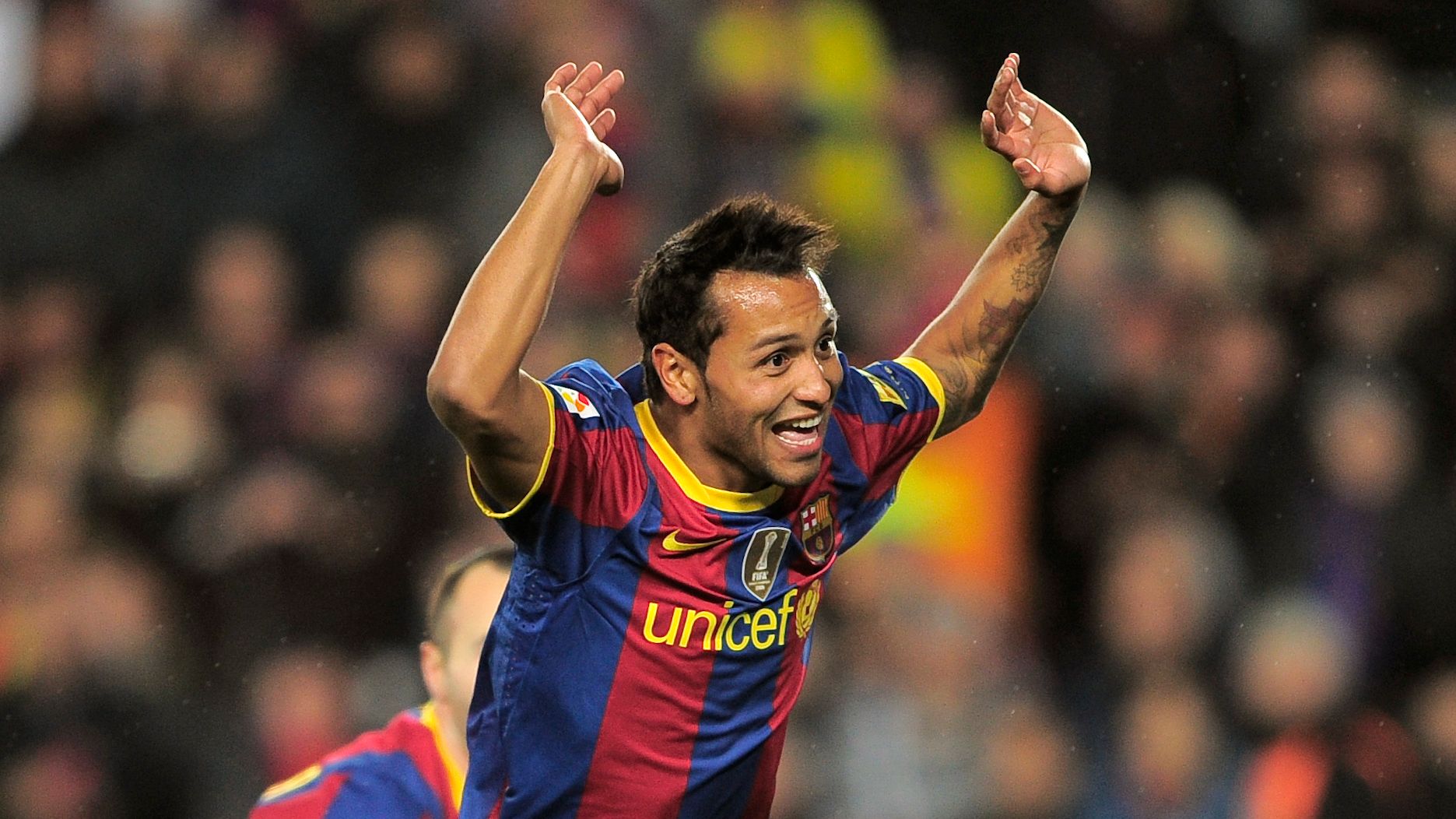 Barcelona's forward Jeffren Suarez celeb