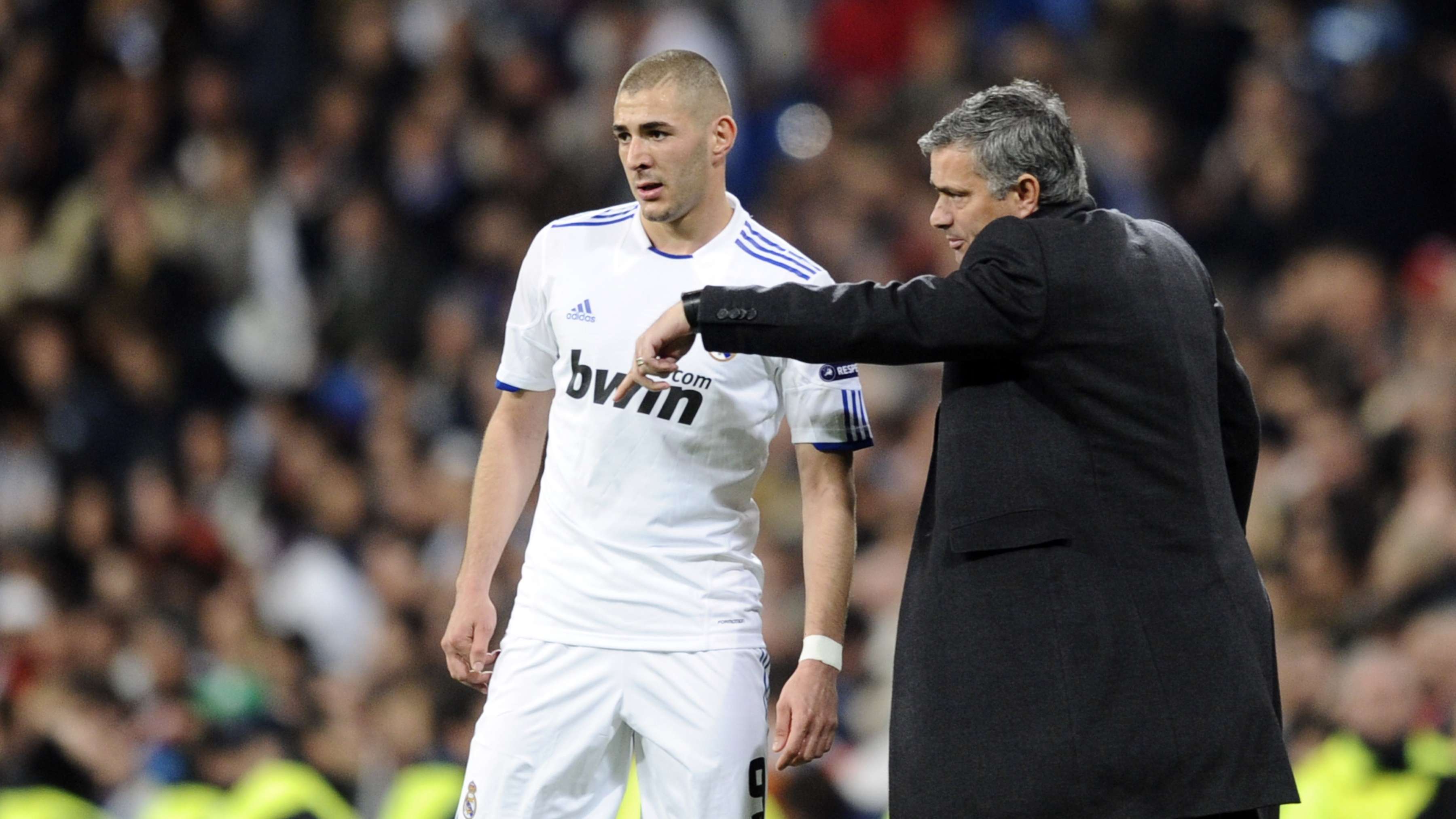 Real Madrid's Portuguese coach Jose Mour